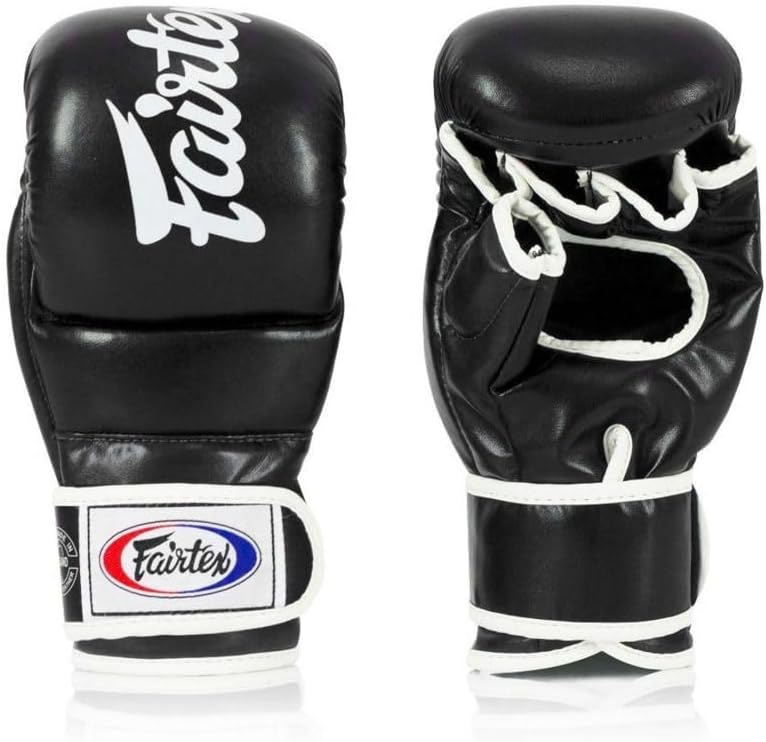 Fairtex FGV18 Muay Thai Boxing Gloves for Men, Women & Kids| MMA Gloves for Martial Arts|Made from Premium Quality Leather, Light Weight & Shock Absorbent Boxing Gloves