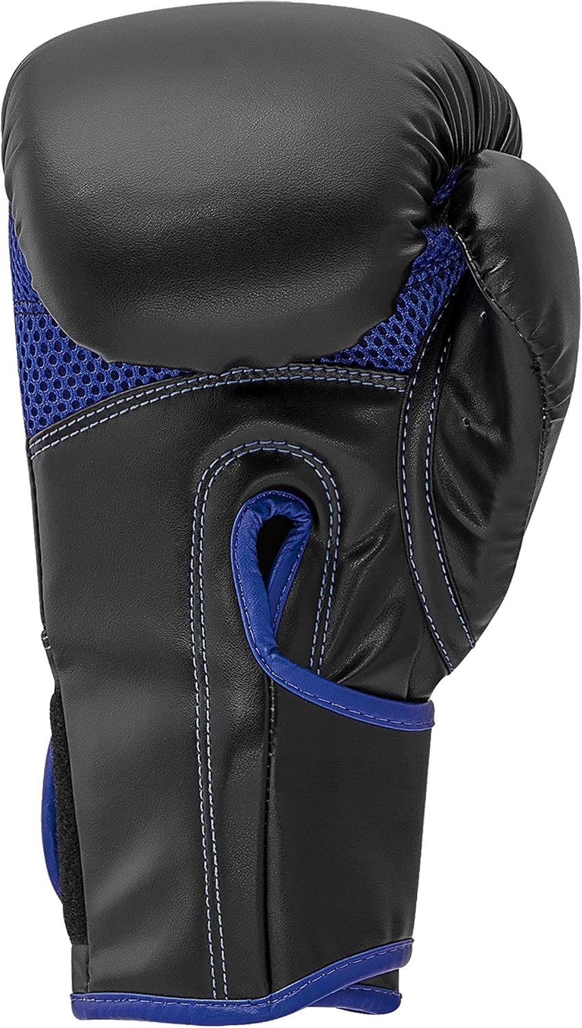 Alternative view of adidas Boxing Gloves - Hybrid 80 - for Boxing, Kickboxing, MMA, Bag, Training & Fitness - Boxing Gloves for Men & Women - Weight (14 oz, Black/Blue)