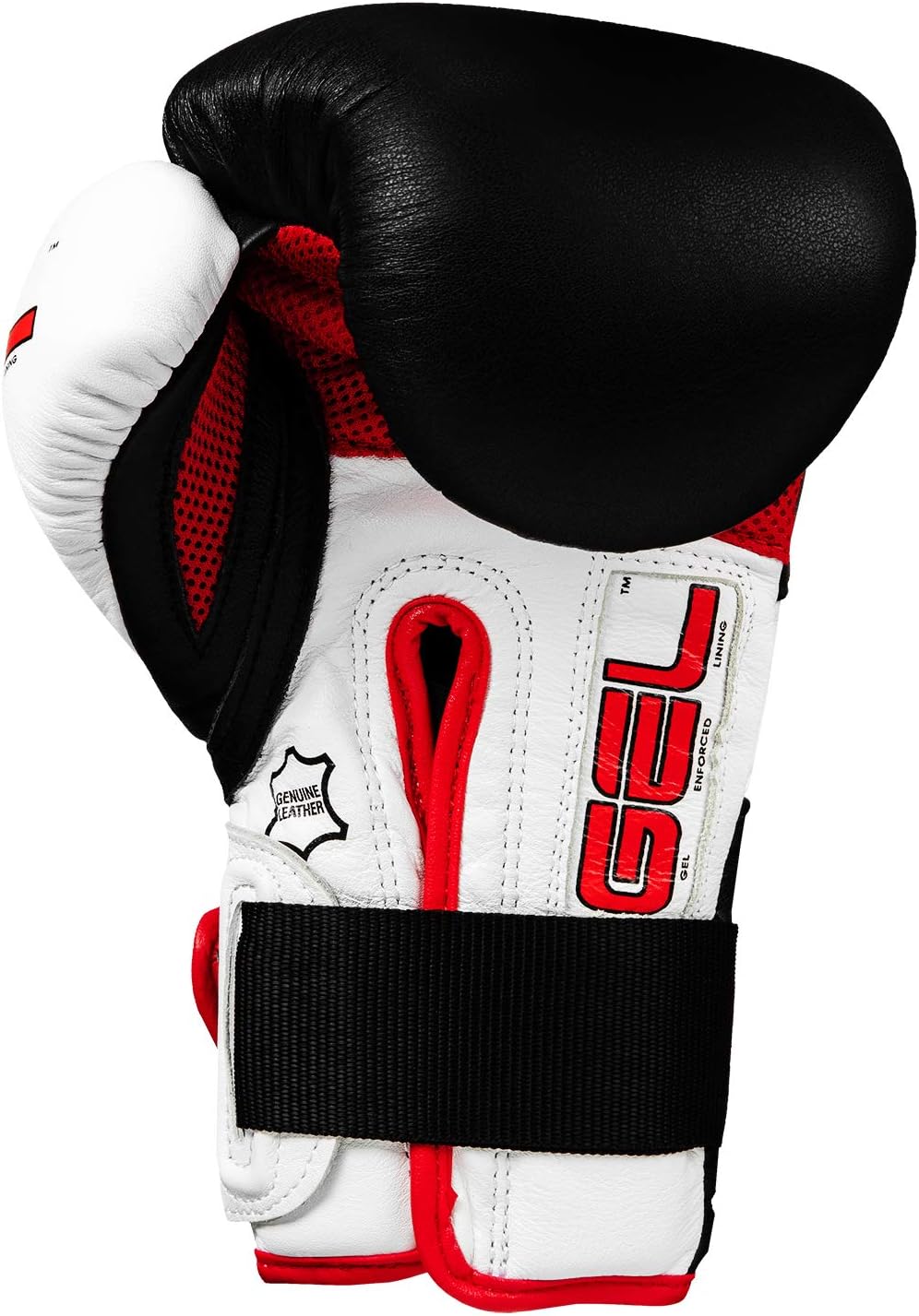 Title Boxing Gel Suspense Training Gloves, Black/White, 16 oz