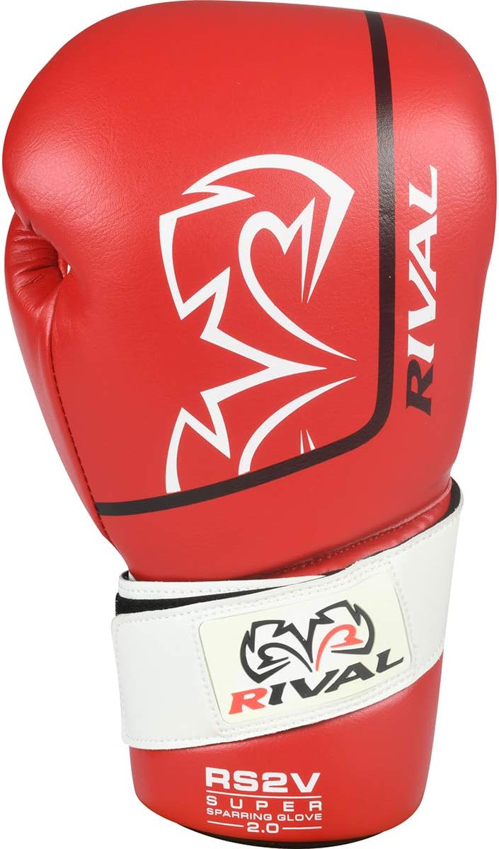 Alternative view of RIVAL Boxing RS2V 2.0 Super Sparring Gloves - Uses a Single Strap, Hook and Loop System Instead of Laces, Soft Inner Lining