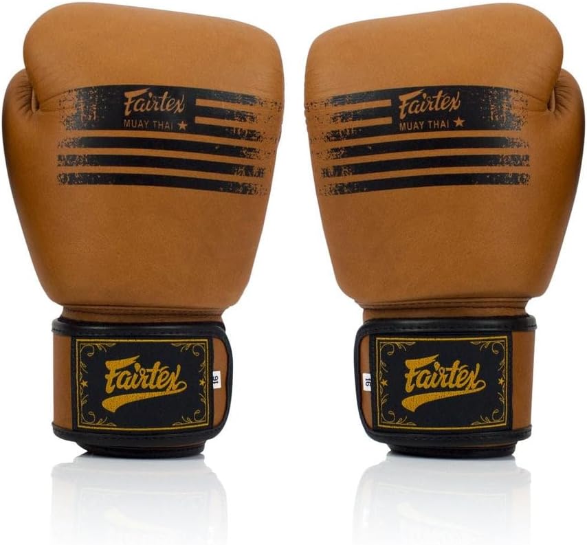 Fairtex BGV21 Legacy Muay Thai Boxing Gloves MMA UFC K1 Kick Boxing Training Genuine Leather Classic Matte Brown
