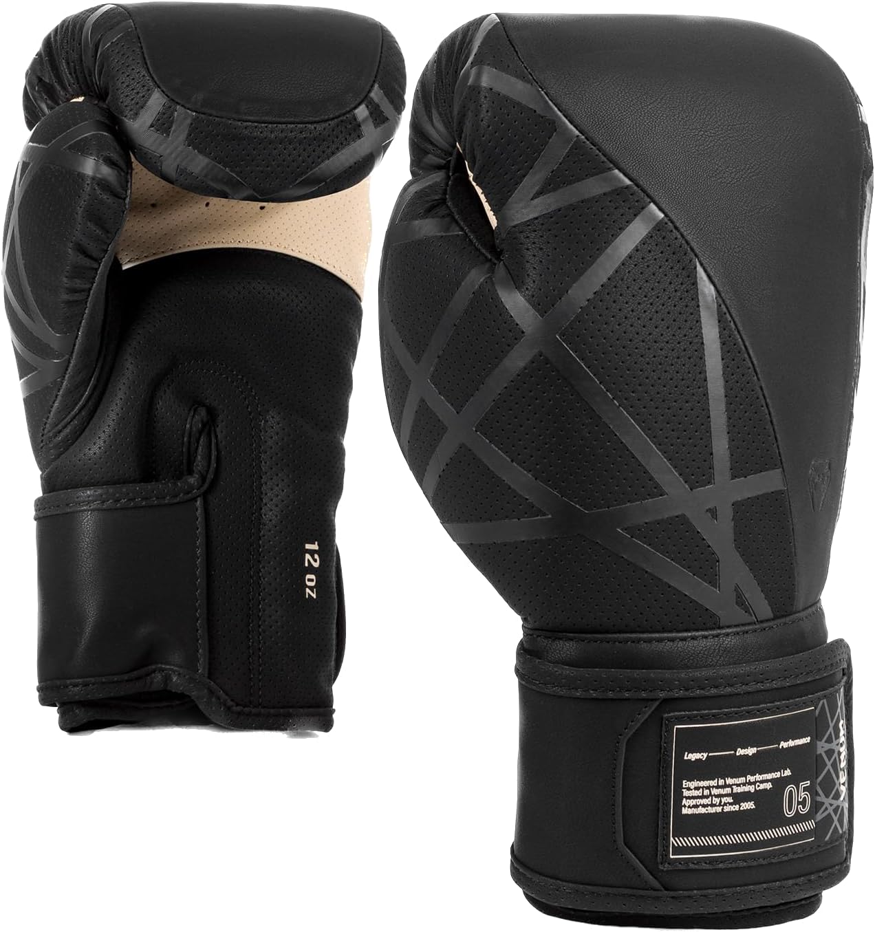 Venum Tecmo 2.0 Boxing Gloves - Black