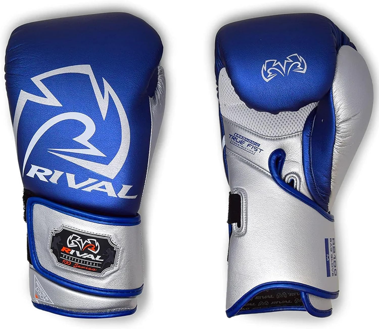 RIVAL Boxing RB100 Professional Bag Gloves, 6mm of D30 Padding, Handcrafted Microfiber, Innovative Wrist Lock 3 System