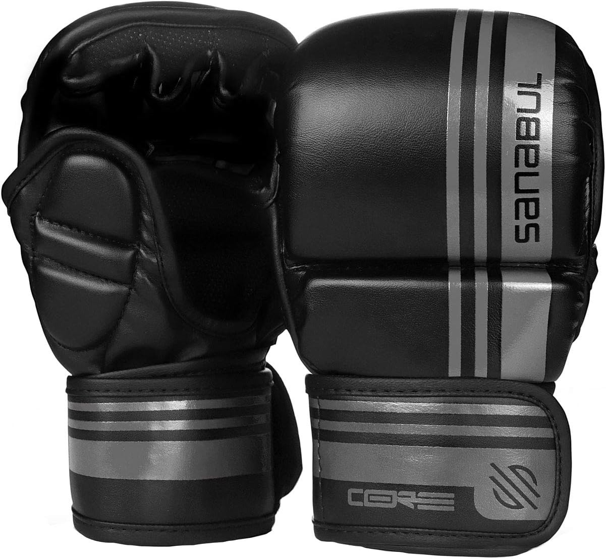 Sanabul Core 7oz MMA Gloves for Men & Women, Hybrid MMA Martial Arts, Sparring Grappling Training, Padded Kick Boxing Gloves