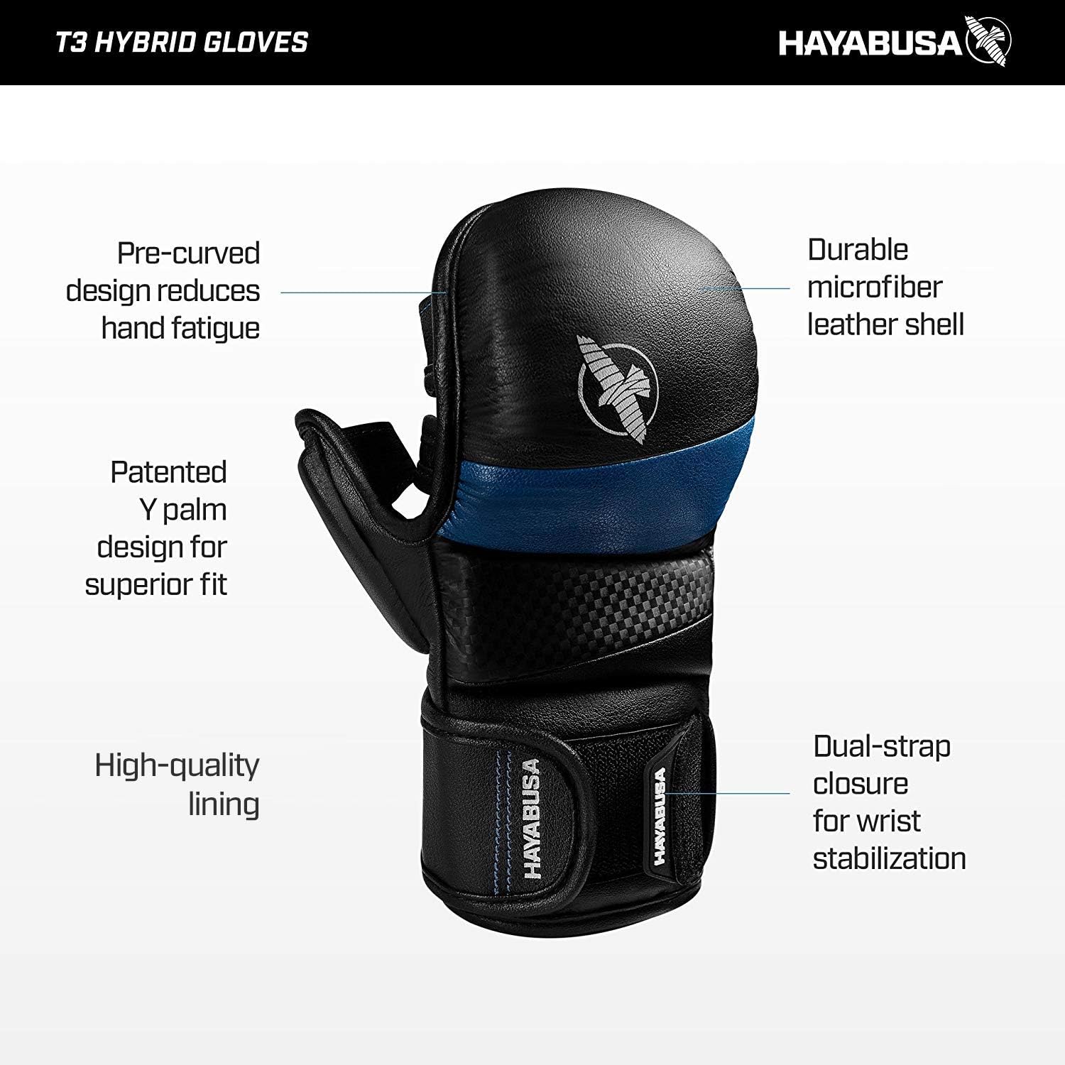 Alternative view of Hayabusa T3 7oz Training Sparring MMA Gloves for Men and Women