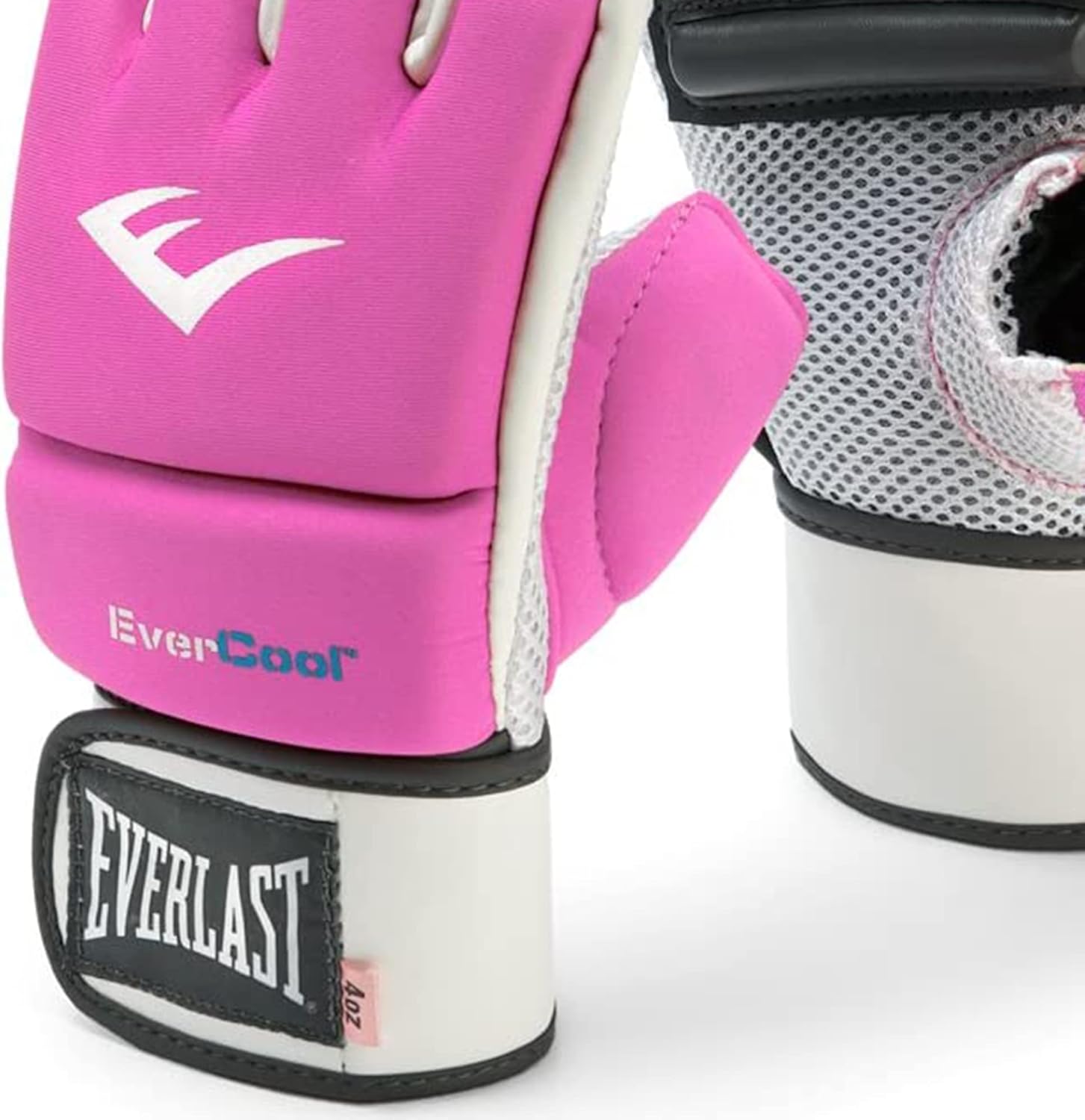 Everlast Evercool Breathable and Comfortable Full Wristwrap Support Neoprene MMA Kickboxing Gloves with Mesh Palm and Knuckle Padding