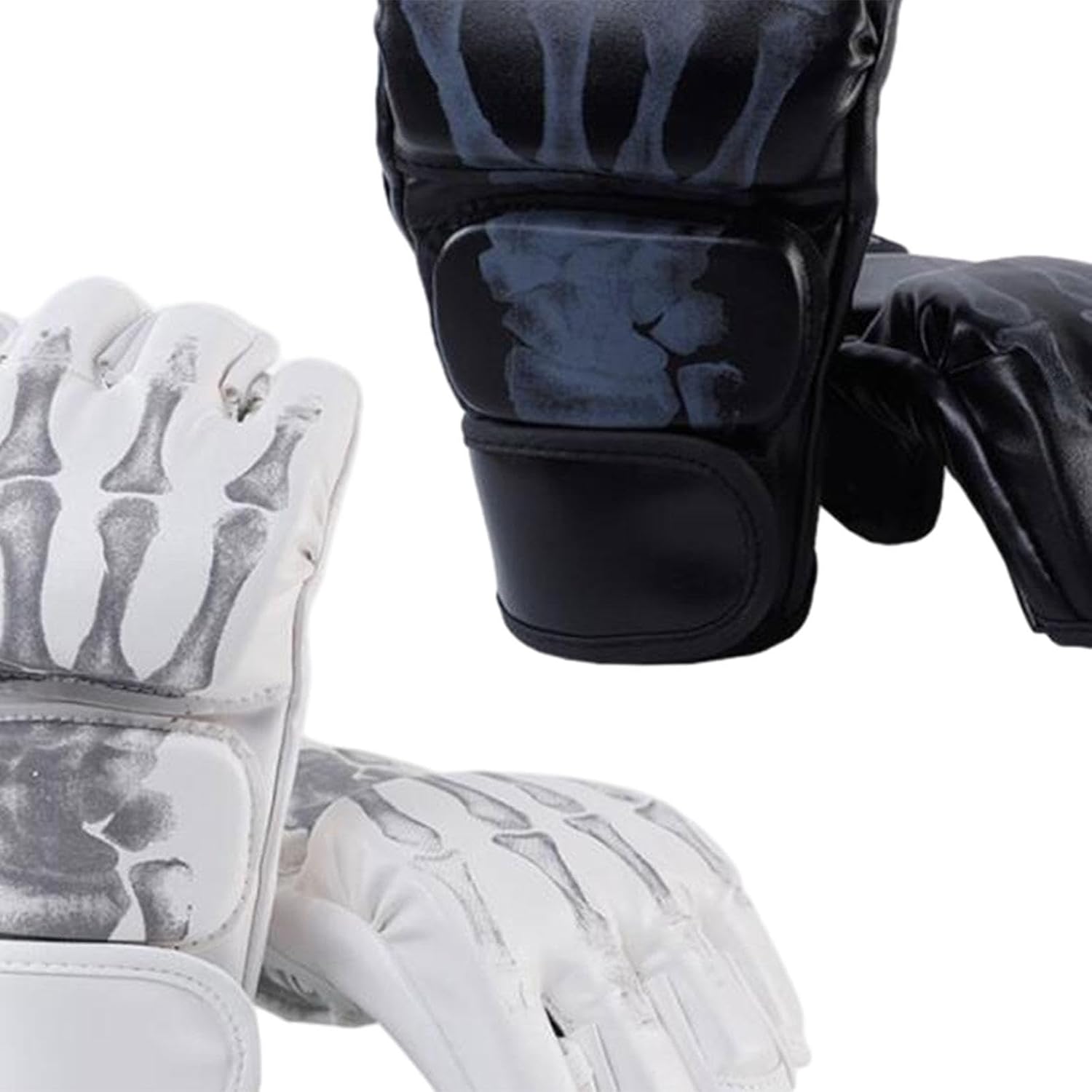 Alternative view of Yiju 2 Pairs MMA Gloves, Grappling & Sparring Gloves for Men and Women, PU Leather Fighting Glove, Heavy Bag Gloves
