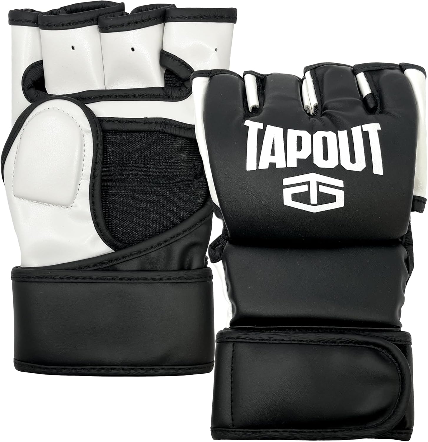 TAPOUT MMA Gloves for Men & Women Grappling UFC Training & Sparring, Martial Arts Punching Bag Gloves Muay Thai, MMA