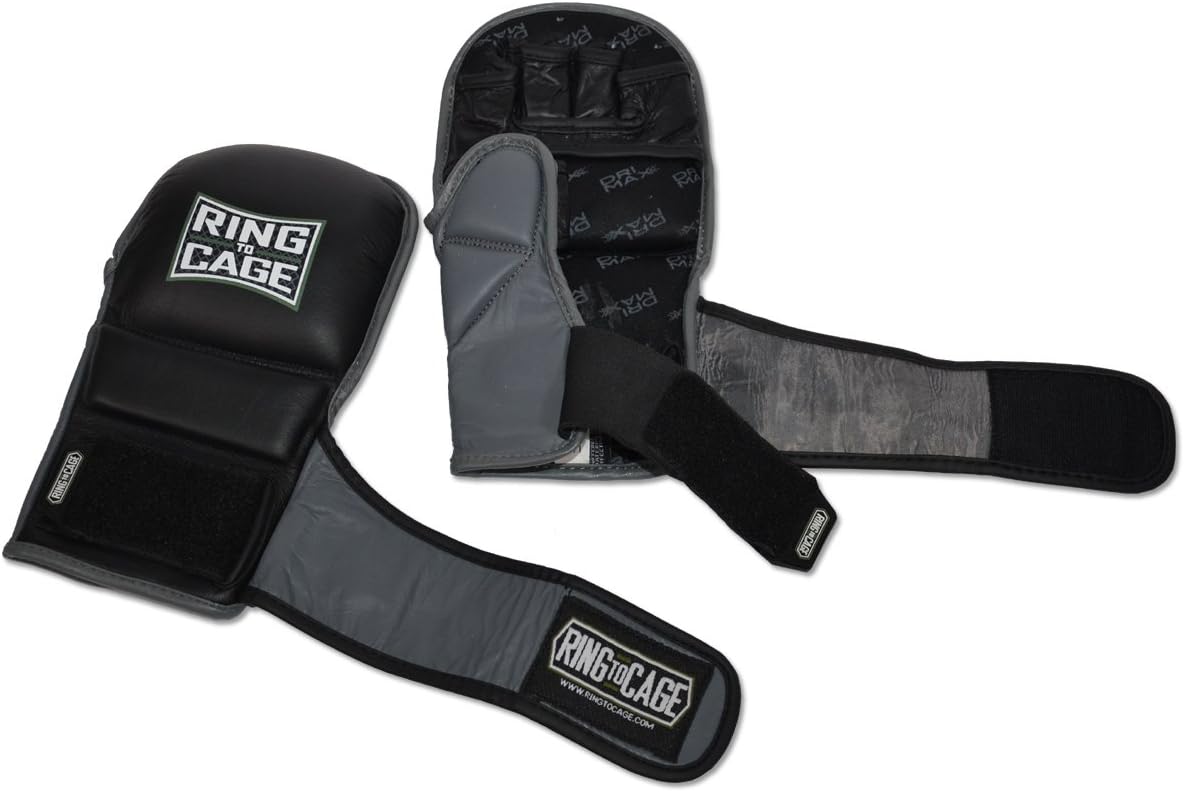 Alternative view of MMA Safety Sparring Gloves - All Leather