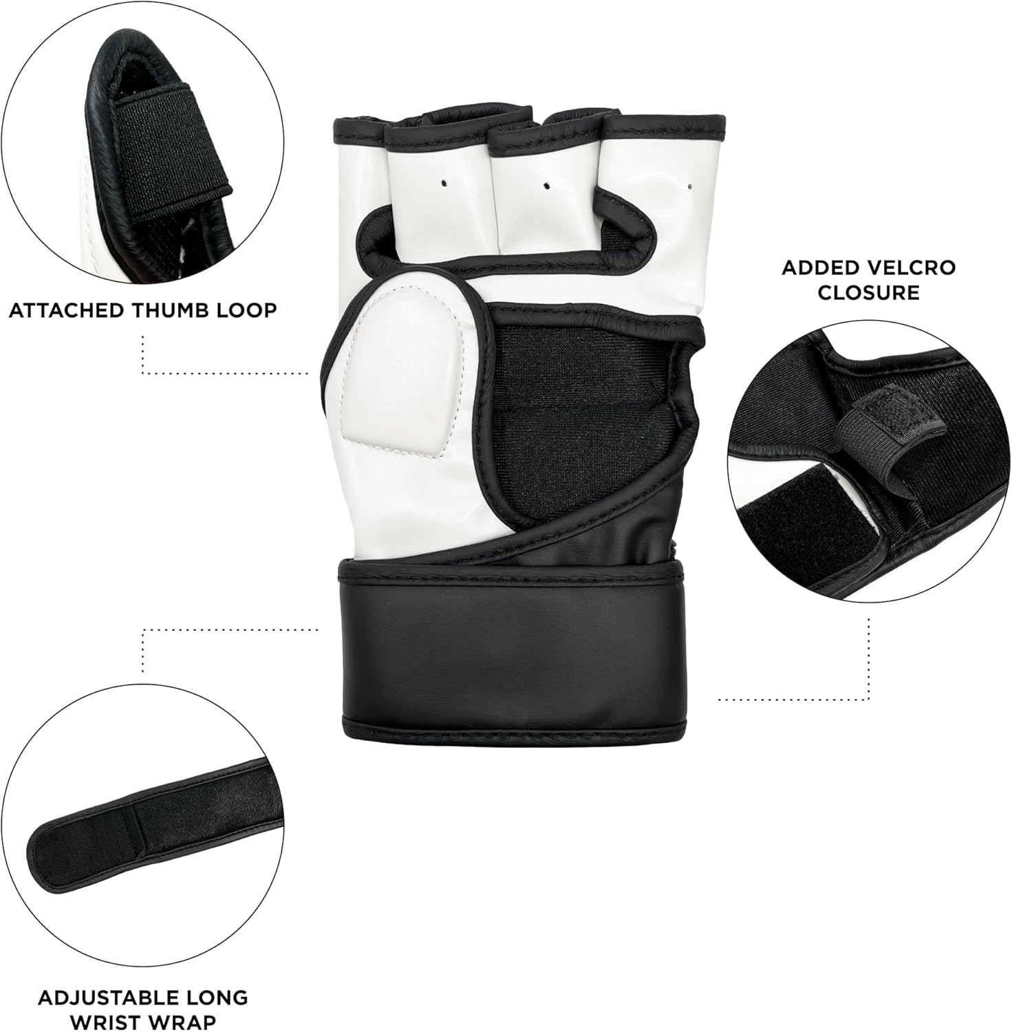 Alternative view of TAPOUT MMA Gloves for Men & Women Grappling UFC Training & Sparring, Martial Arts Punching Bag Gloves Muay Thai, MMA