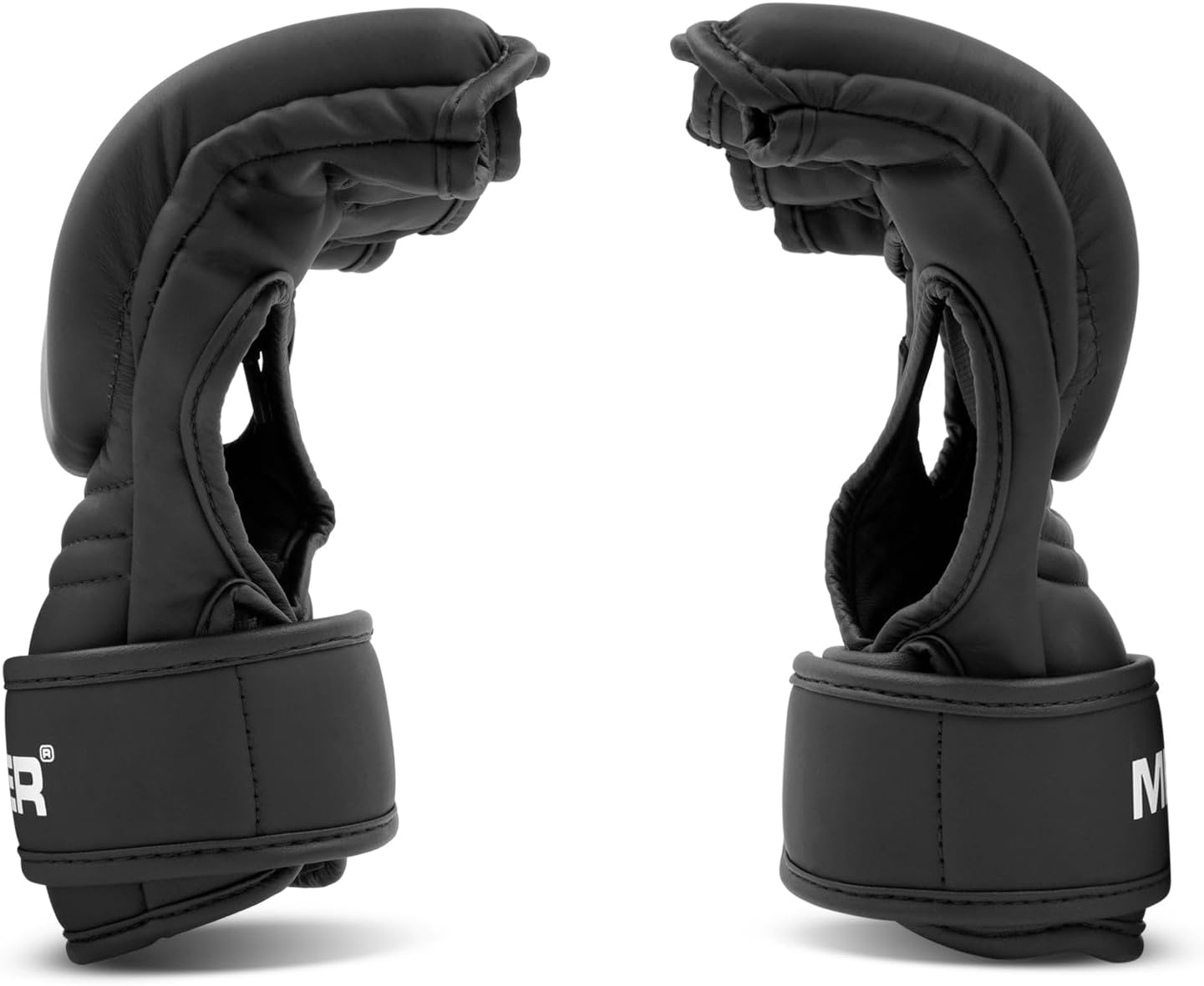 Alternative view of Meister [Critical] 4oz MMA Gloves for Striking & Grappling w/Pre-Curved Nemeios Leather