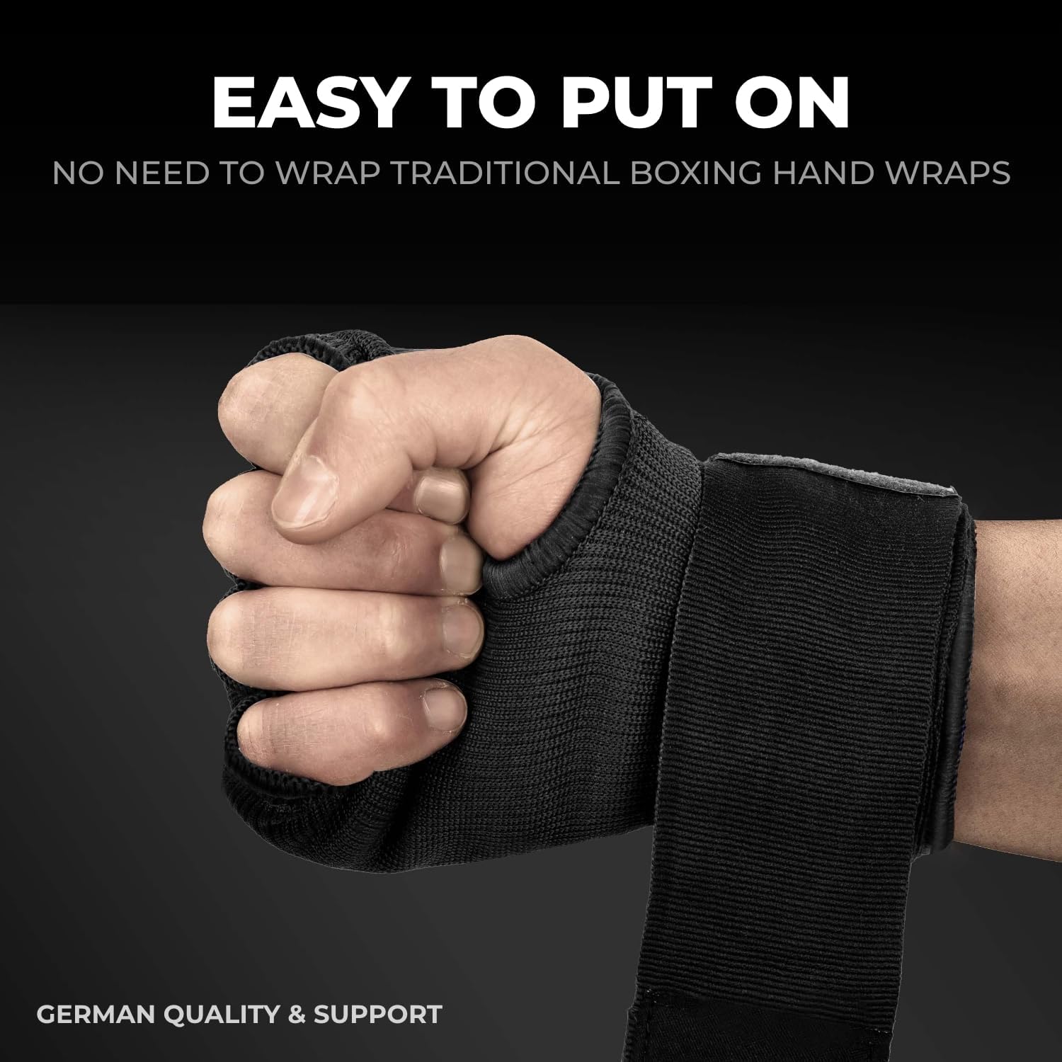 Alternative view of FIGHTR® Premium Gel Inner Gloves - Quick Wrapping & More Stability | Gel Hand Wraps for Boxing, MMA, Muay Thai, & Martial Arts | with Long Wrist Wrap