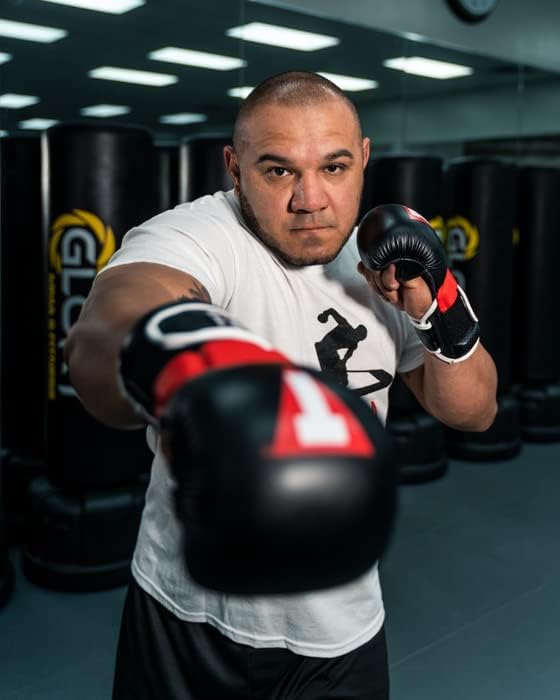 Title MMA Full Contact Sparring Gloves, Black/Red, Regular