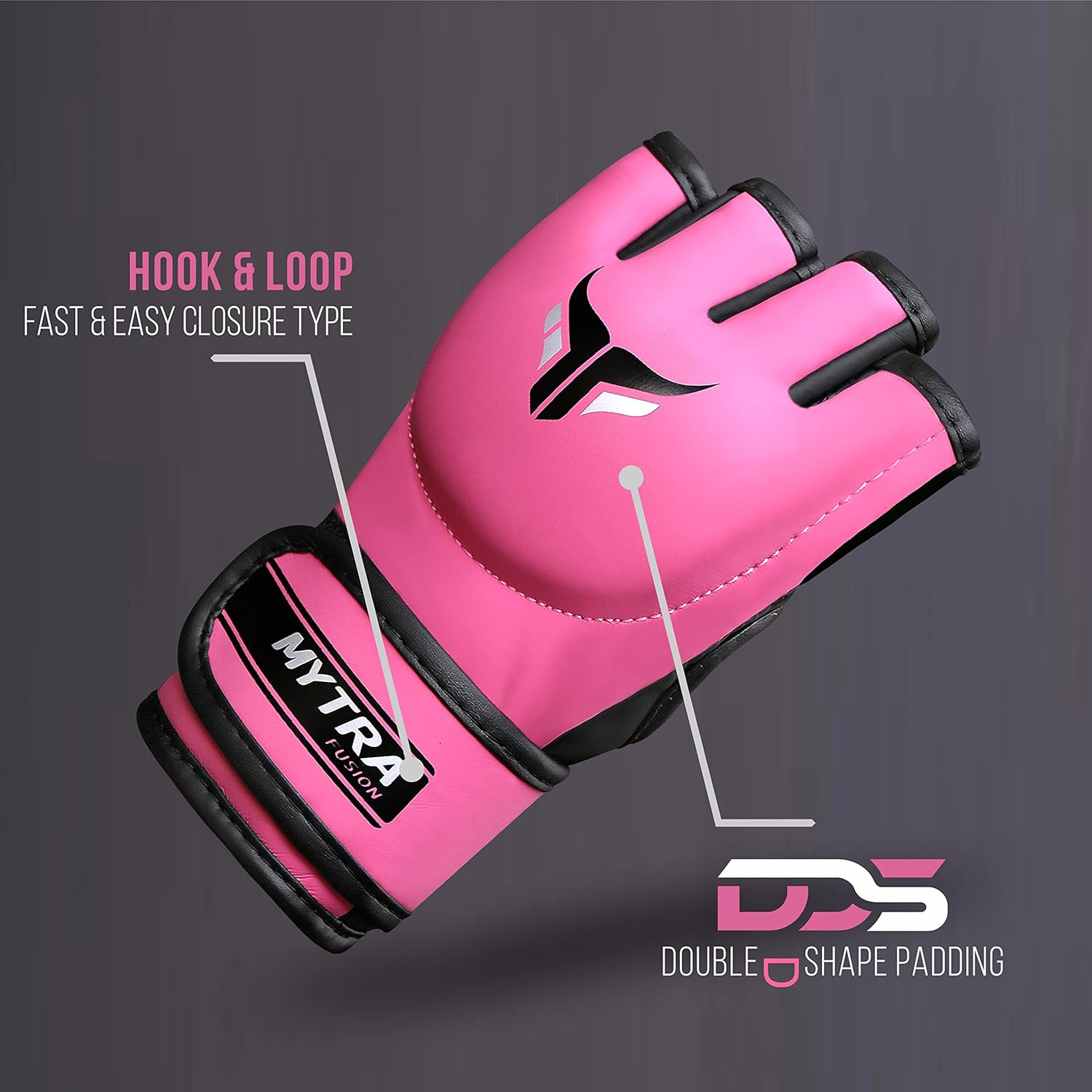 Alternative view of Mytra Fusion MMA Gloves Womens Sparring Gloves for Kickboxing Muay Thai Training Cage Fighting and Mixed Martial Arts Grappling Gloves