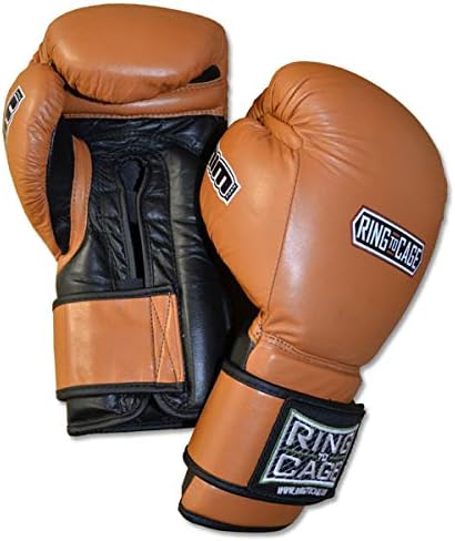Alternative view of Ring to Cage 50oz Deluxe MiM-Foam Sparring Gloves - Safety Strap for Muay Thai, MMA, Kickboxing, Boxing (50oz)
