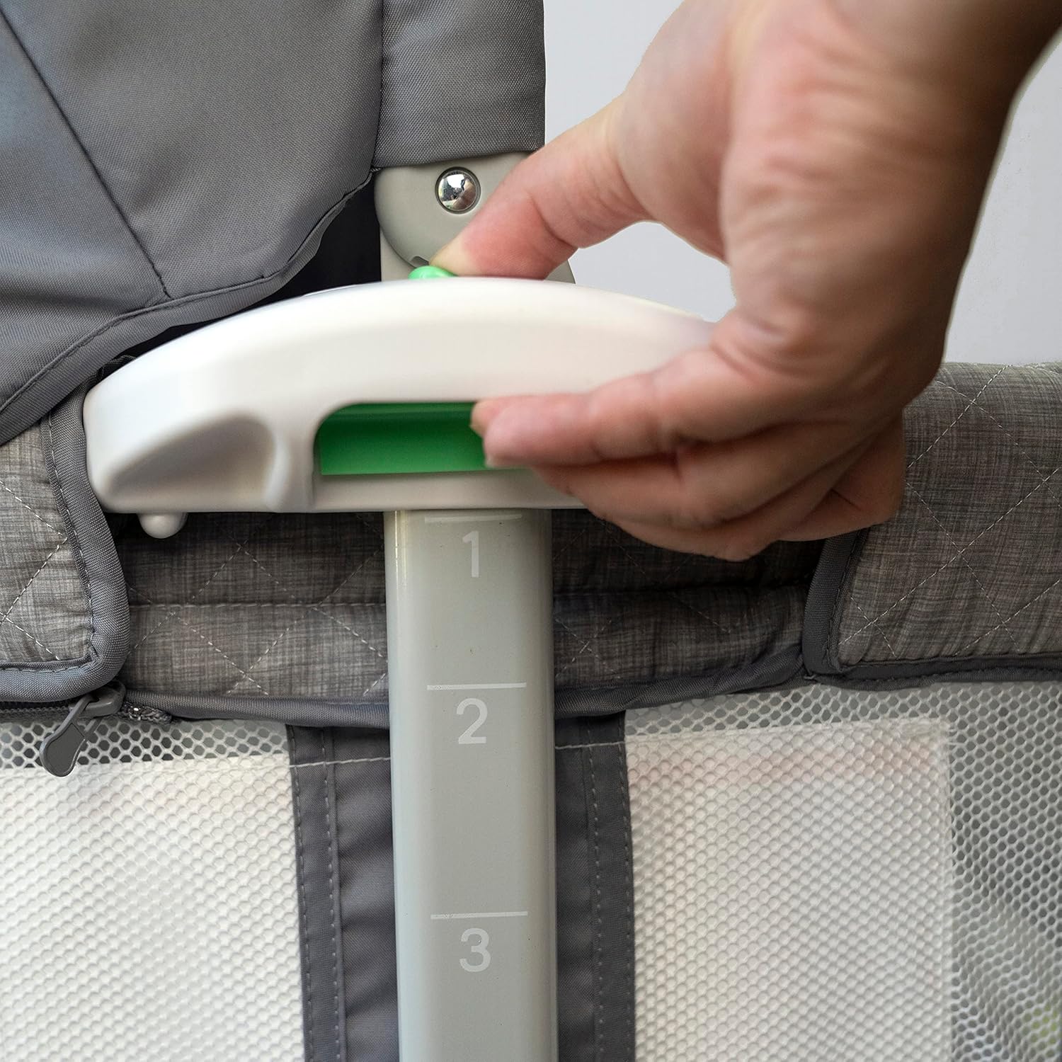 Ingenuity Dream Hero Starlight 3-in-1 Co-Sleeping Bassinet and Crib - Lume (Grey), Unisex, Newborn to 12 Months - Image 8