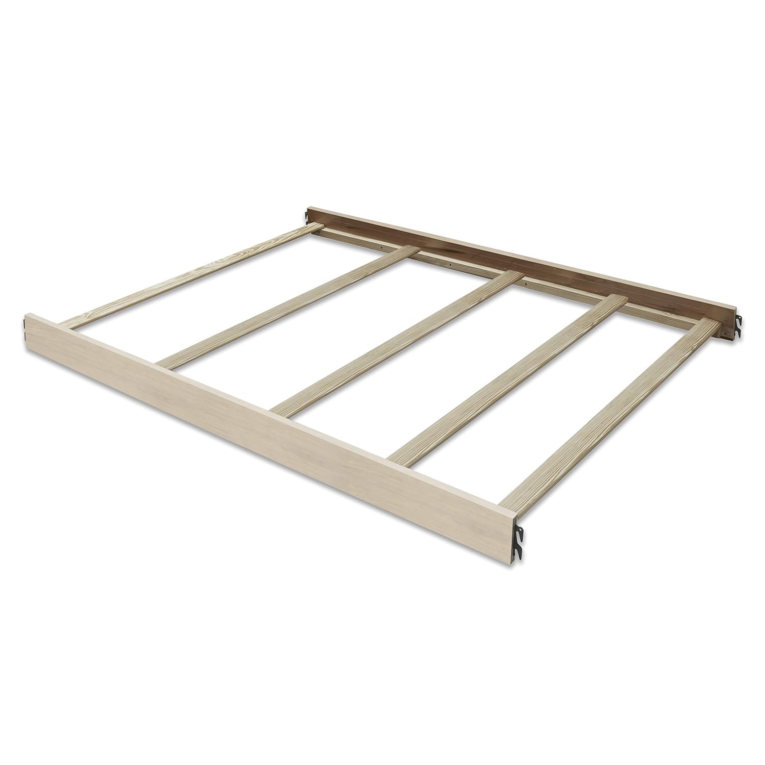 Sorelle Furniture Toddler & Full-Size Bed Rails, Wood Bed Rail & Crib Conversion Kit, Converts Crib to Toddler and Full-Size Bed, # 215 - White - Image 7