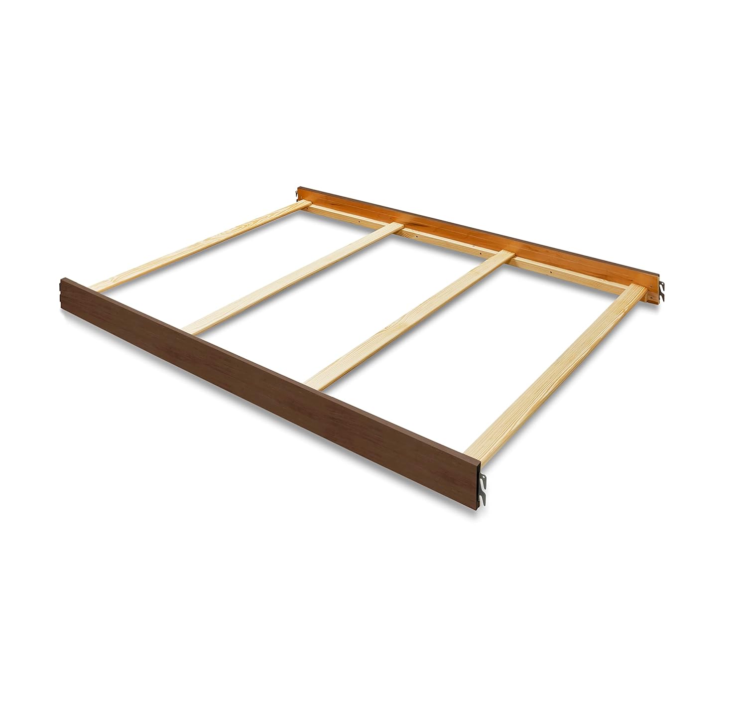 Sorelle Furniture Toddler & Full-Size Bed Rails, Wood Bed Rail & Crib Conversion Kit, Converts Crib to Toddler and Full-Size Bed, # 215 - White - Image 9