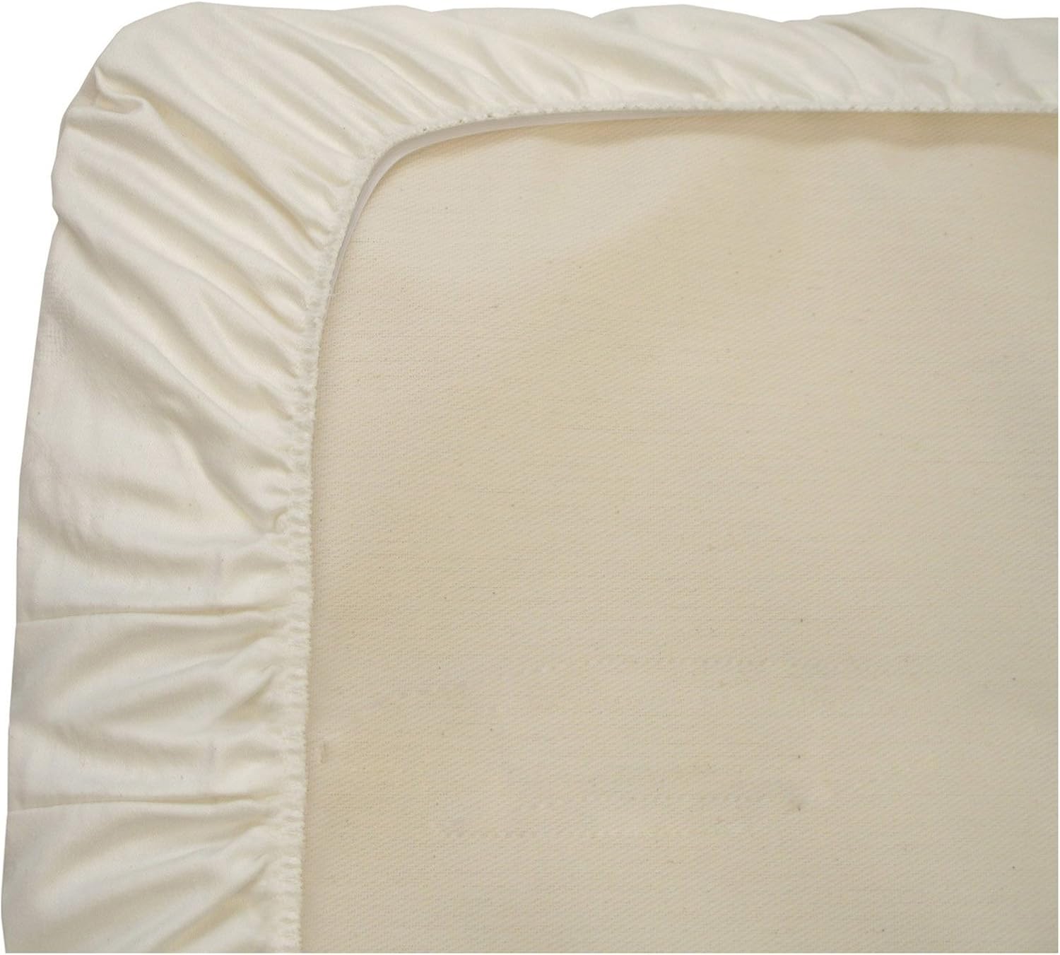 Alternative view of Naturepedic Organic Waterproof Crib Mattress Pad, Skin Friendly, Breathable & Absorbent Crib Mattress Protector - Removable Protector Pad for Baby and Toddler Beds - Fitted for Standard Baby Crib Size