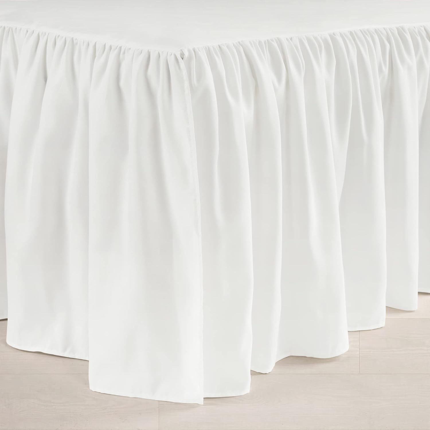 Lush Decor Ruffle Crib Skirt, 16" Drop, White