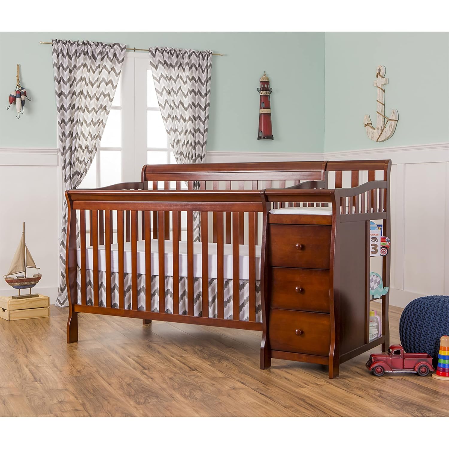 Dream On Me 5 in 1 Brody Convertible Crib with Changer