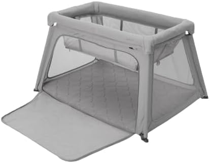 Alternative view of Newton Baby Fitted Sheets for Travel Crib & Play Yard Floor Pad (2-Pack) - Ultra-Breathable, Washable and Ultra-Soft, 100% Muslin Cotton, 34" x 48", Grey