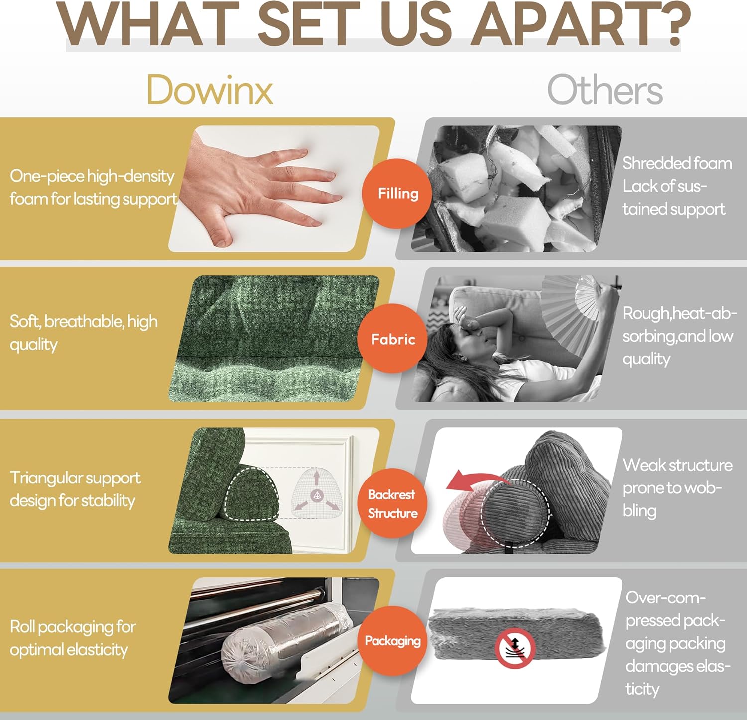 Alternative view of Dowinx Folding Sofa Bed with Pillow, Convertible Comfy Couch Bed for Adults Home Lounge and Gaming, Modern Comfortable Design for Apartment Living Room Bedroom, Single, Smooth Velvet, Cyprus Green