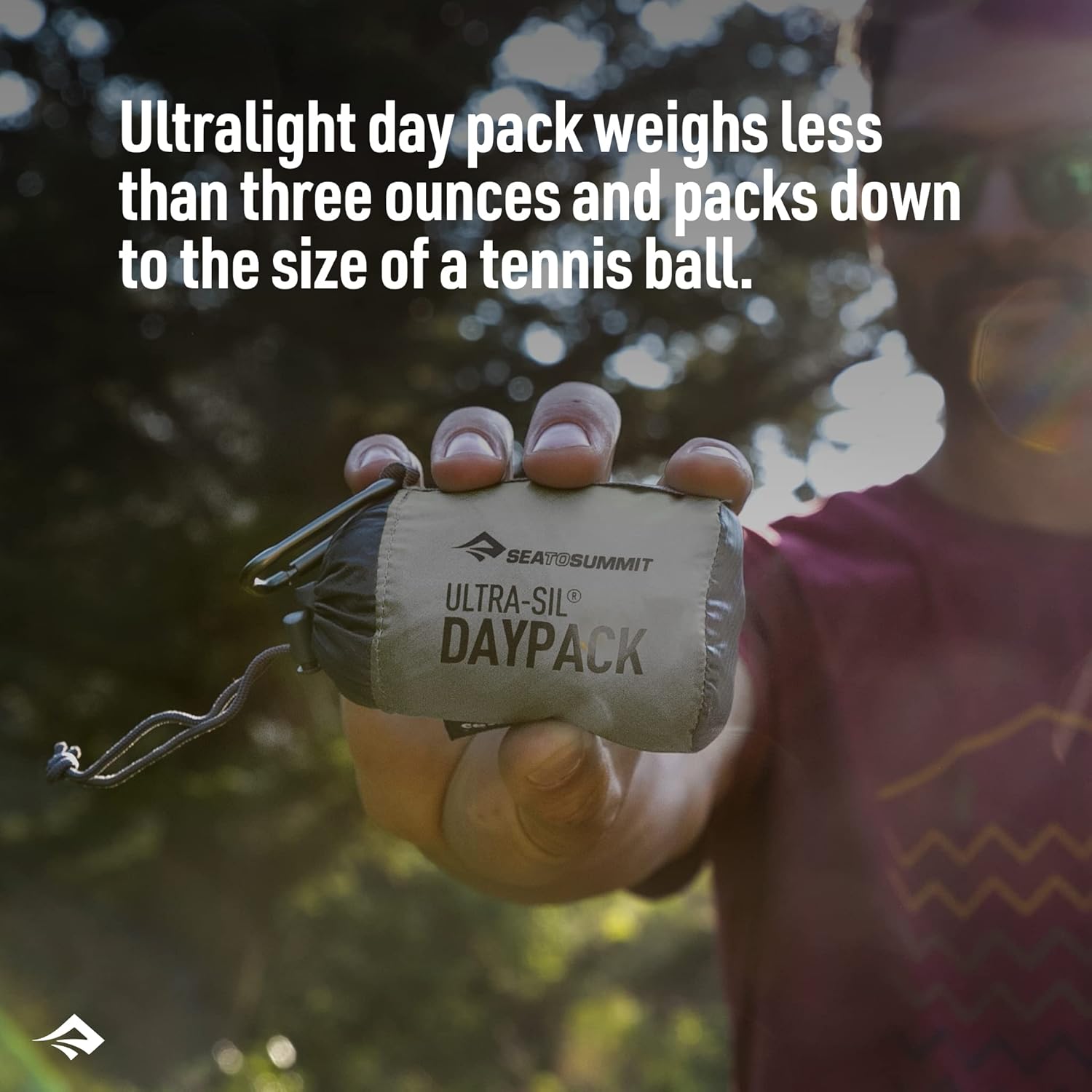 Sea to Summit Ultra-Sil Ultralight Day Pack, 20-Liter, Atoll Blue - Image 2