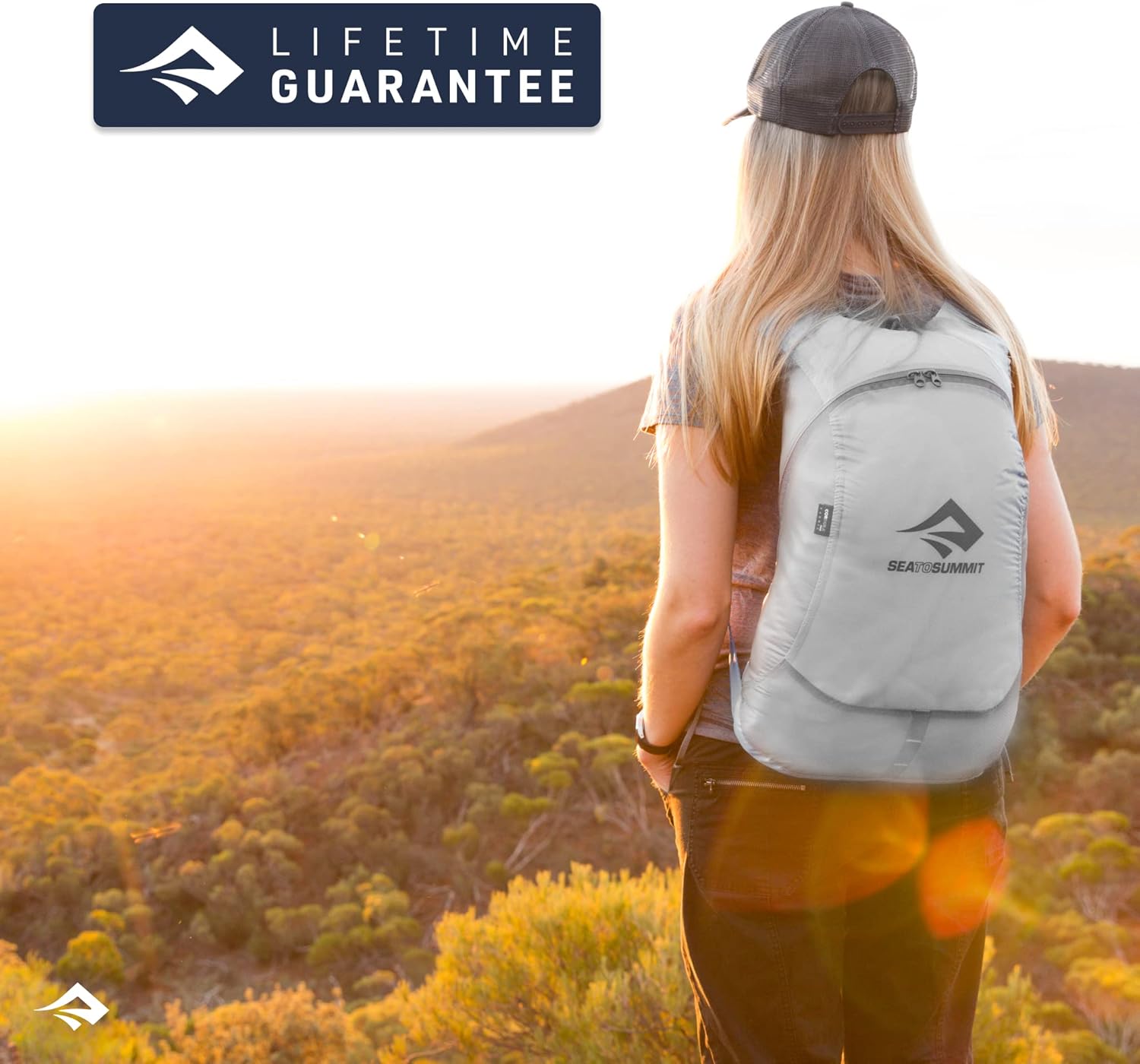 Sea to Summit Ultra-Sil Ultralight Day Pack, 20-Liter, Atoll Blue - Image 6