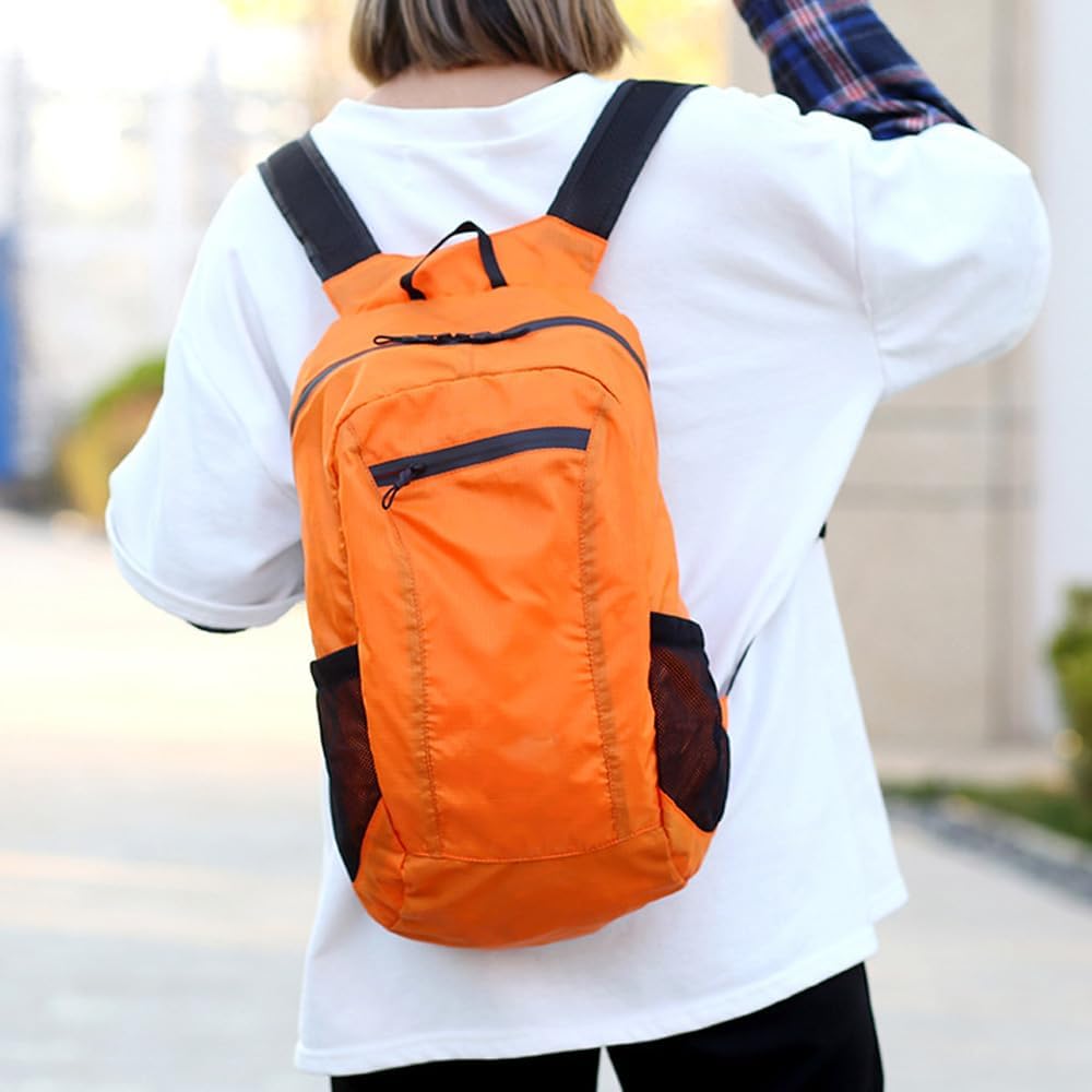 Xanaluyu Foldable Daypack, Small Backpack, Hiking Backpack Daypack, Lightweight Waterproof Travel Packable Rucksack for Men and Women
