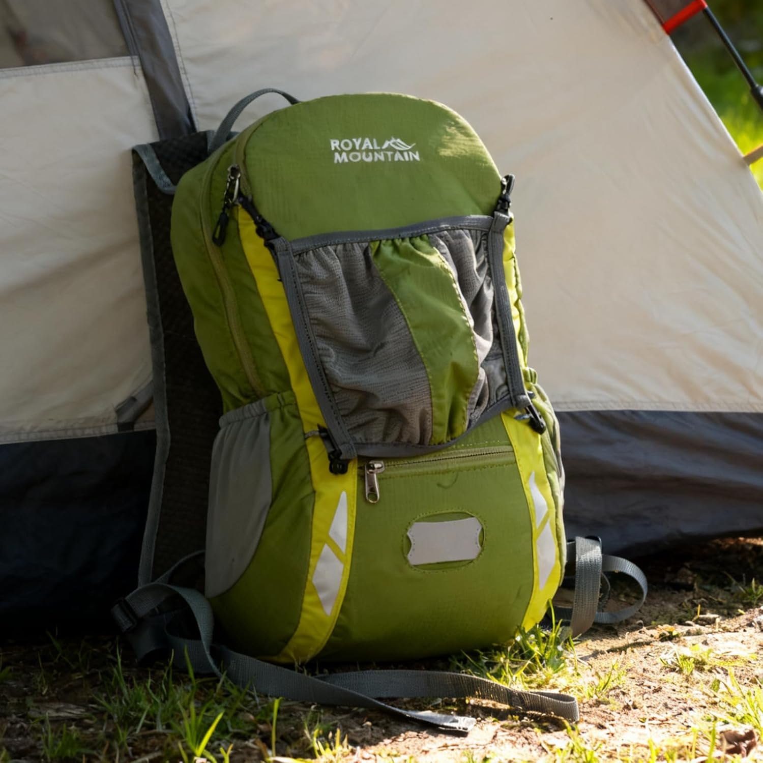 Bike Backpack With Rain-Cover, Mountain Biking Backpacks, Lightweight Packable Daypack Waterproof For Travel, Small Backpack For Bicycle Riding,Hiking,Camping (Army Green)