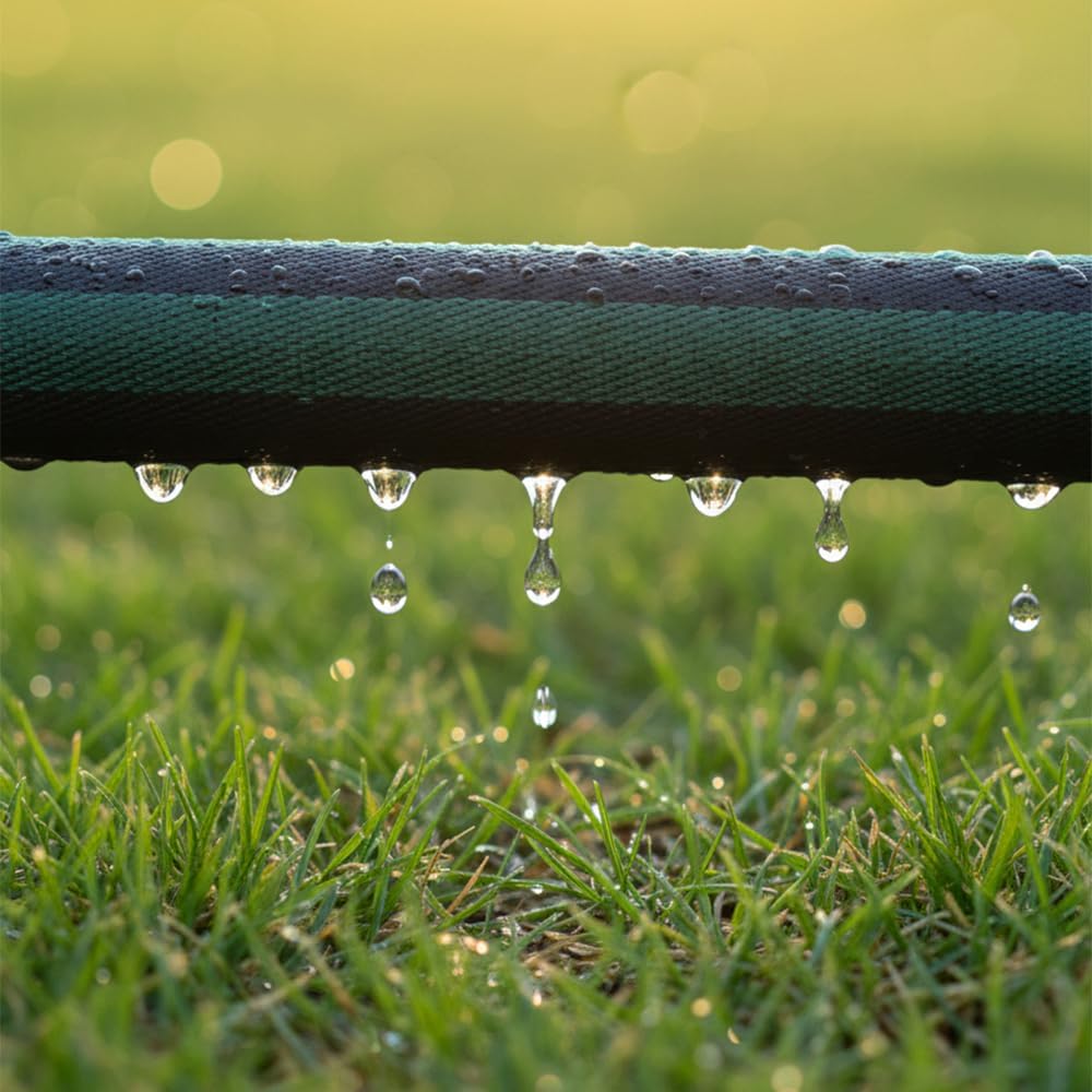 Flat Soaker Hose 25ft for Garden // Drip Hose for Garden Beds, Lawns and Trees // Heavy Duty Leakproof Design with Quick Connect // Linkable Irrigation System for Vegetables and Flowers - Image 5