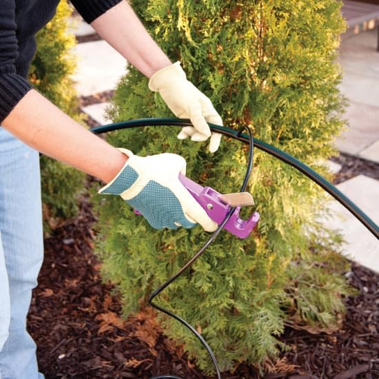 Alternative view of Rain Bird T22-100S Drip Irrigation 1/4" Blank Distribution Tubing, 100' Roll, Black