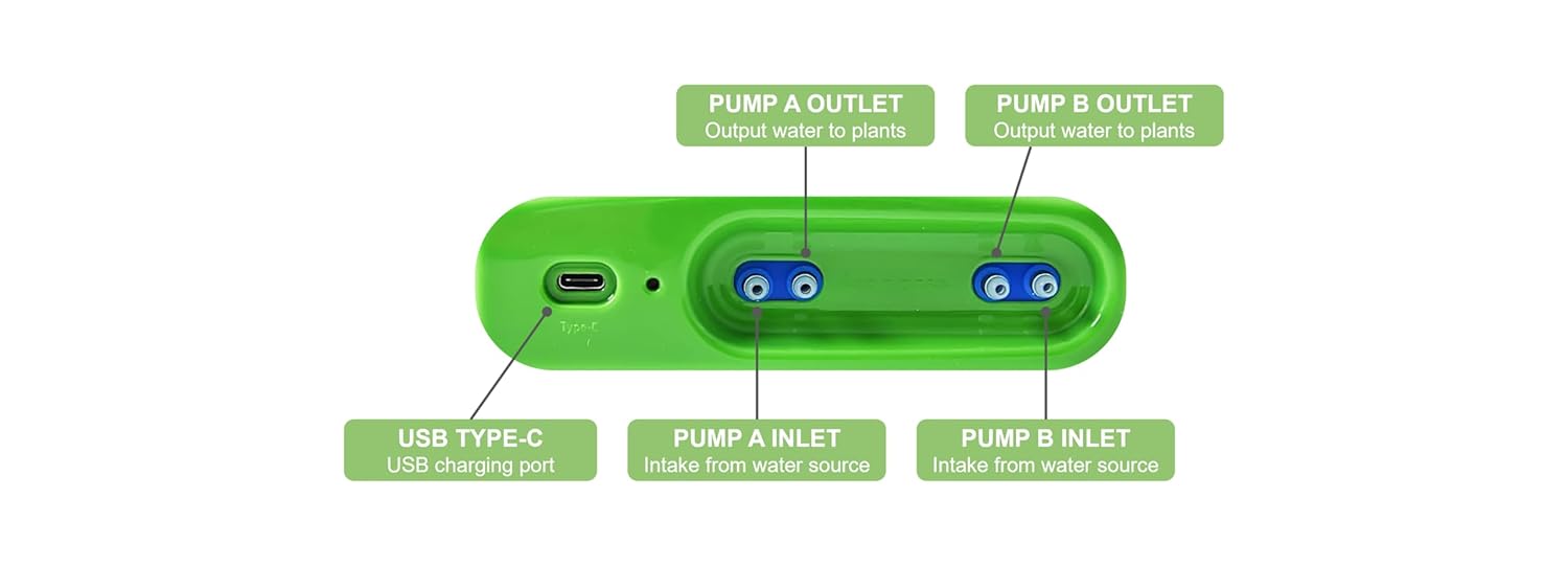 Alternative view of Automatic Watering Drip Irrigation Kit for 20 Plants with Dual Digital Programmable Water Timer, Indoor Automatic Watering System for Houseplants