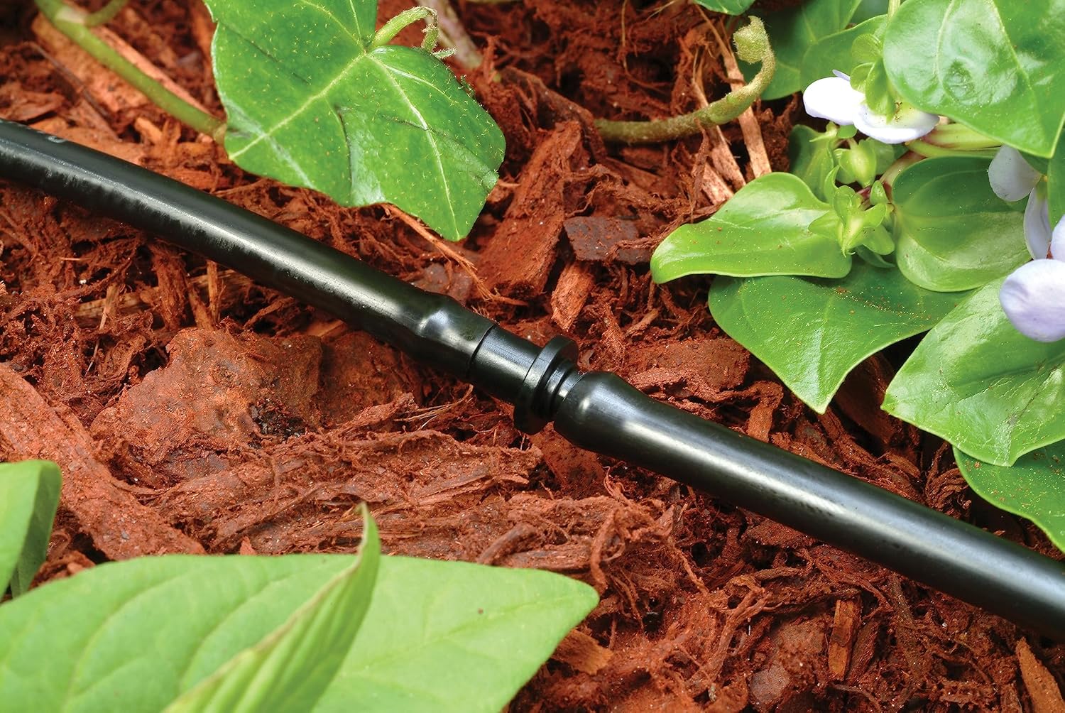 Alternative view of Rain Bird BC25-30PS Drip Irrigation Universal 1/4" Barbed Coupling Fitting, Fits 1/4" Drip Tubing, 30-Pack
