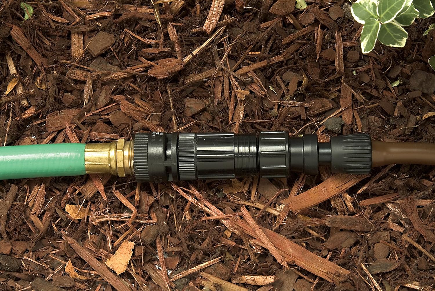 Alternative view of Rain Bird FCKIT-1PK Drip Irrigation Easy Fit Faucet Connection Kit for 1/2" Tubing, Includes Pressure Regulator and Filter