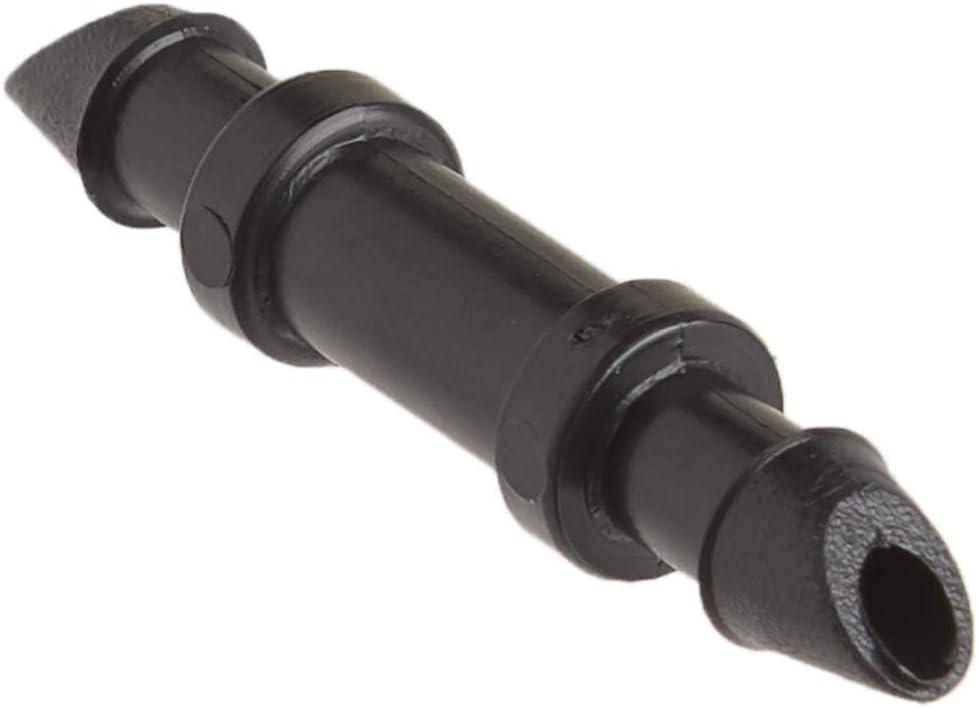 Alternative view of Raindrip 312050B Drip Irrigation Fittings Single Barbed Coupling Connectors, 1/4-Inch, 50 Per Bag, for Trees, Shrubs, Gardens, Black