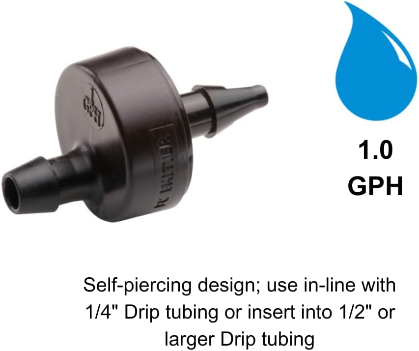 Alternative view of Rain Bird SW10-30PS Drip Irrigation Spot Watering Dripper/Emitter, 1 Gallon Per Hour, 30-Pack