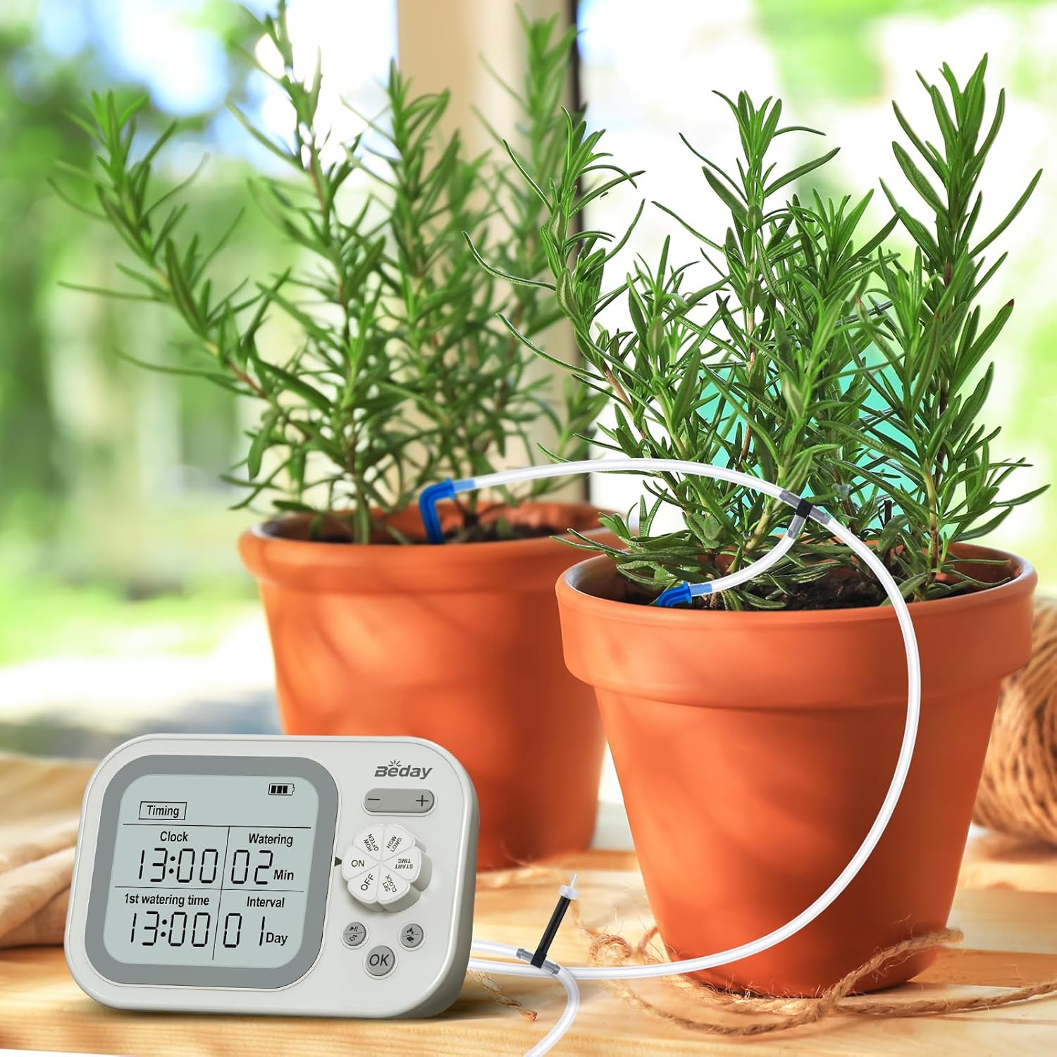 Alternative view of Automatic Plant Waterer Replacement Kit for 15 Potted Plants, Accessories Expansion Set for Auto Drip Irrigation Programmable Self Watering Timer Devices
