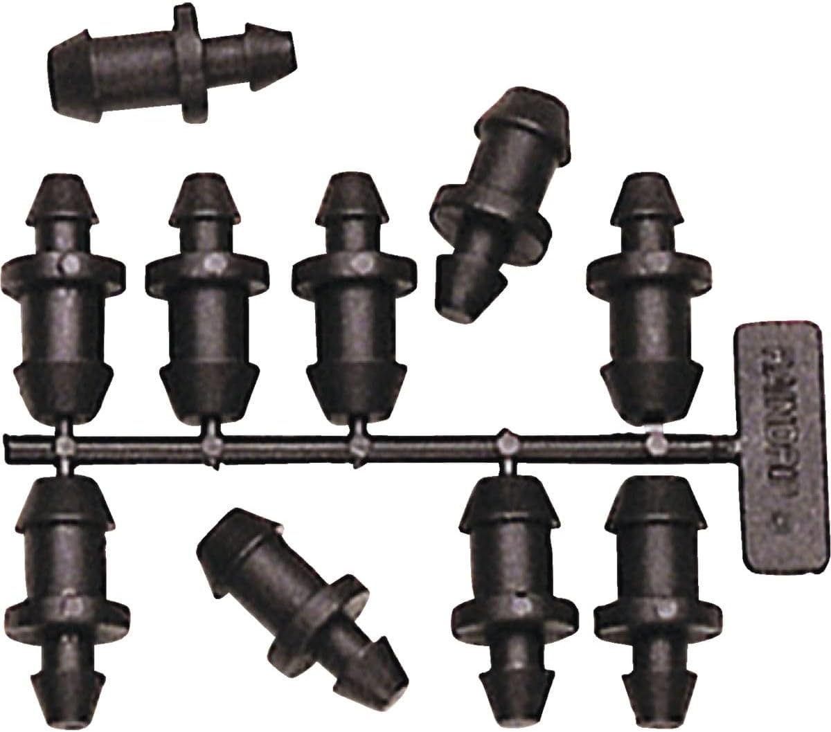 Alternative view of Raindrip 646050B Goof Plugs for Drip Irrigation Supply Tubing, Plug Unneeded Holes in Tubing, Plastic, 50-Pack, Black