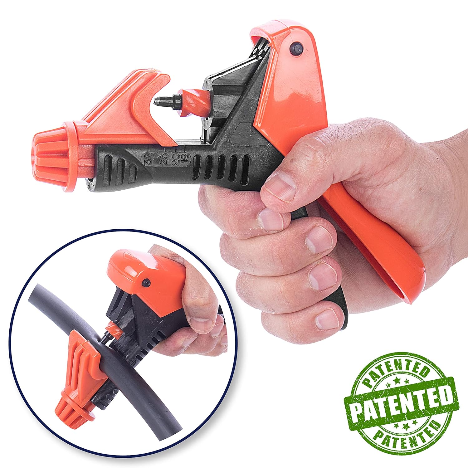 Alternative view of Al-Magor Universal Punch UP-3 Drip Irrigation Hole Punch Tool - Spiral Operation Tube Punch for Drippers, Connectors, Sprinkler Irrigation Tubes Pipes 16 to 32mm, Drip Irrigation Punch Tool 160030-P