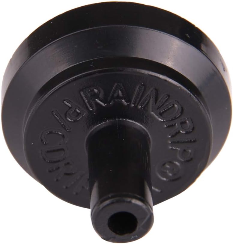 Raindrip PC4010B 1 GPH Pressure Compensating Drippers, Drip Irrigation Emitters for Drip Irrigation Gardening System, Maintains Constant Water Flow, 10-Pack, Black - Image 3