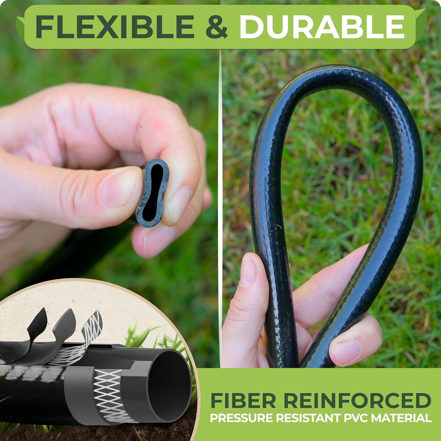 Carpathen 50 FT 1/2 Irrigation Tubing Mainline - Drip Irrigation Tubing Perfect for Push-To-Connect Garden Irrigation System, or as Blank Distribution Hose for Any Gardening Project - Image 4