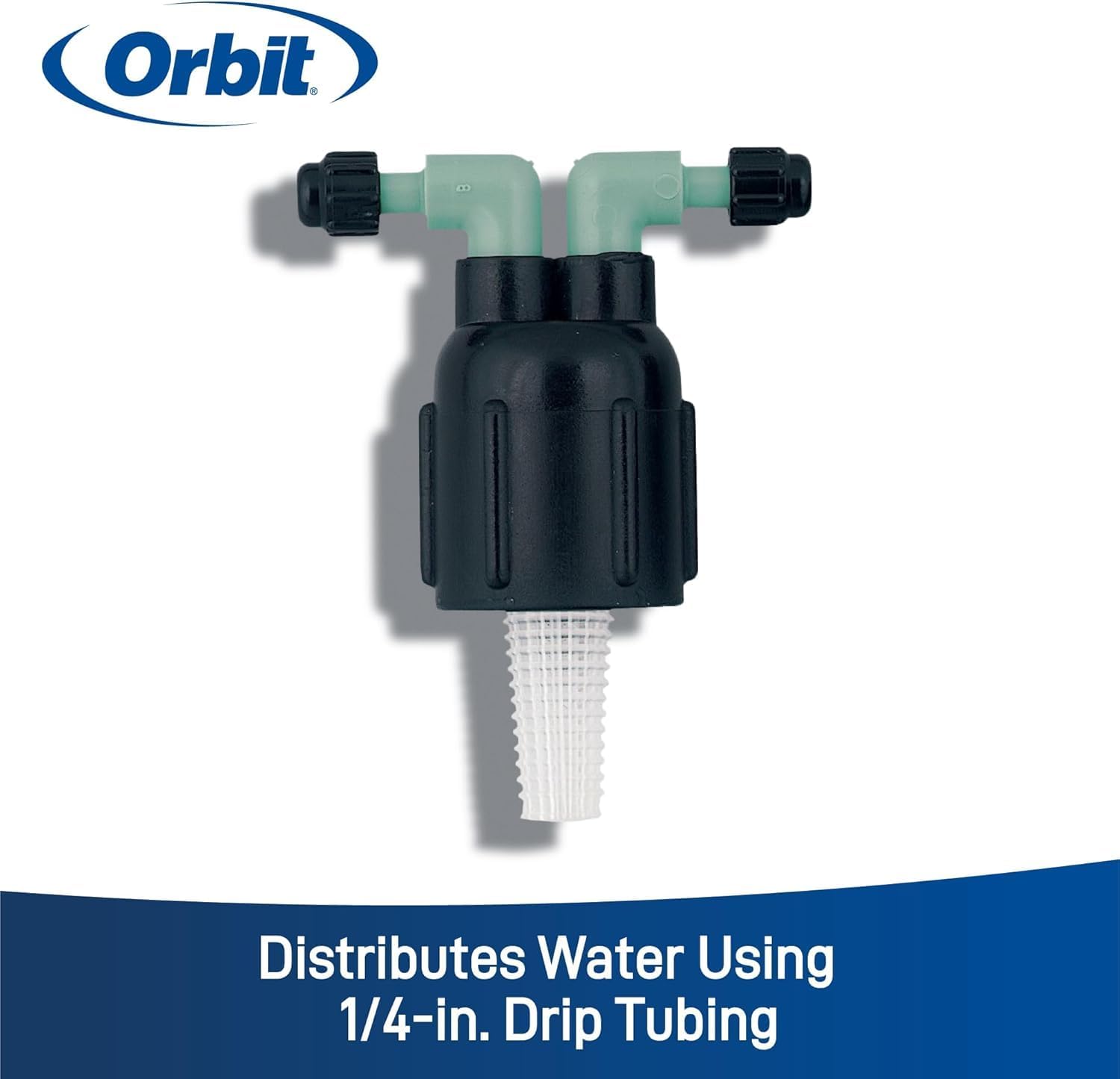 Alternative view of 2-Pack Orbit 67030 Drip Irrigation 2-Port Full-Flow Manifold