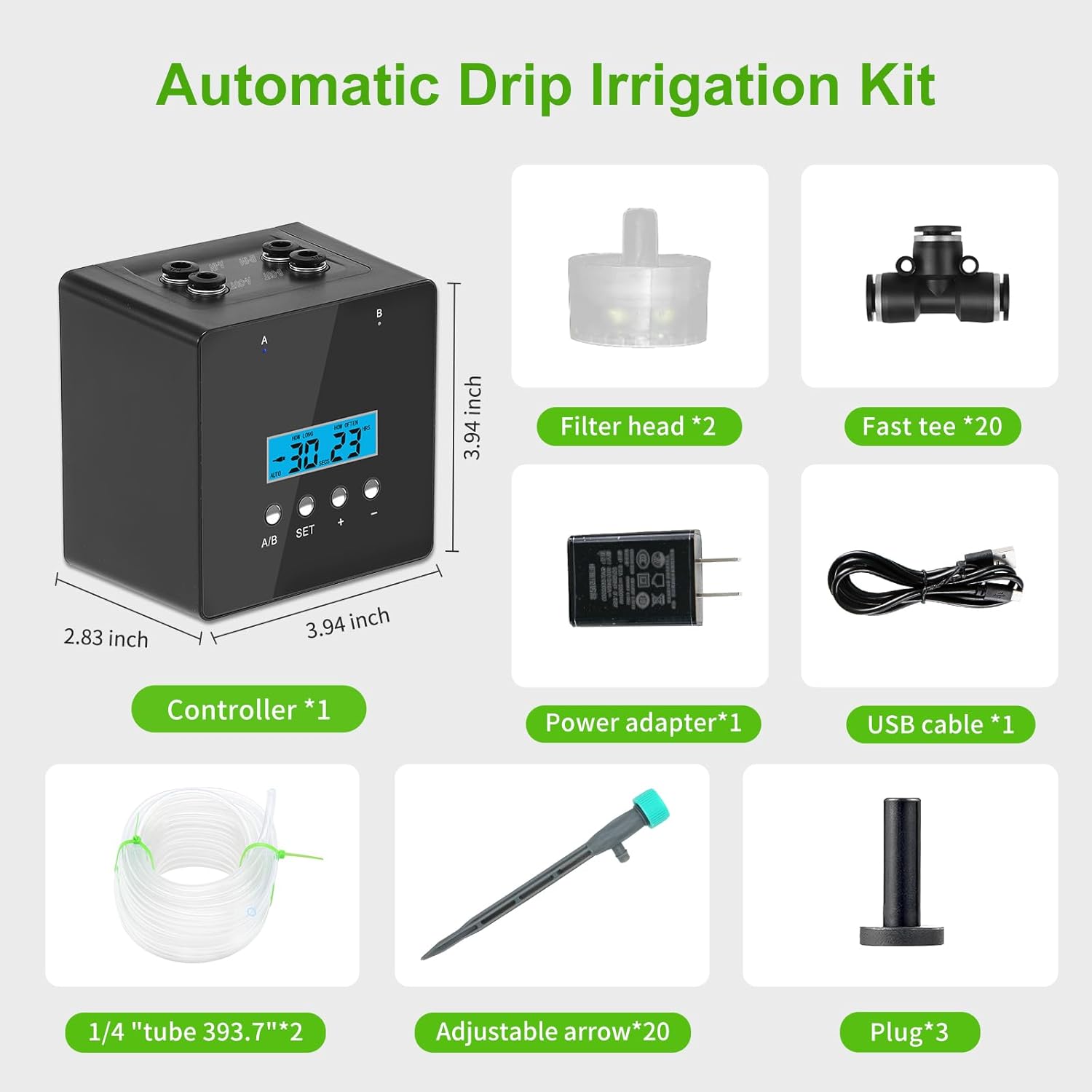 Automatic Watering System for Potted Plants | Indoor Plant Waterer with Programmable Timer, Dual Self-Priming Pumps, Drip Irrigation Kit for Up to 20 Plants - Image 6