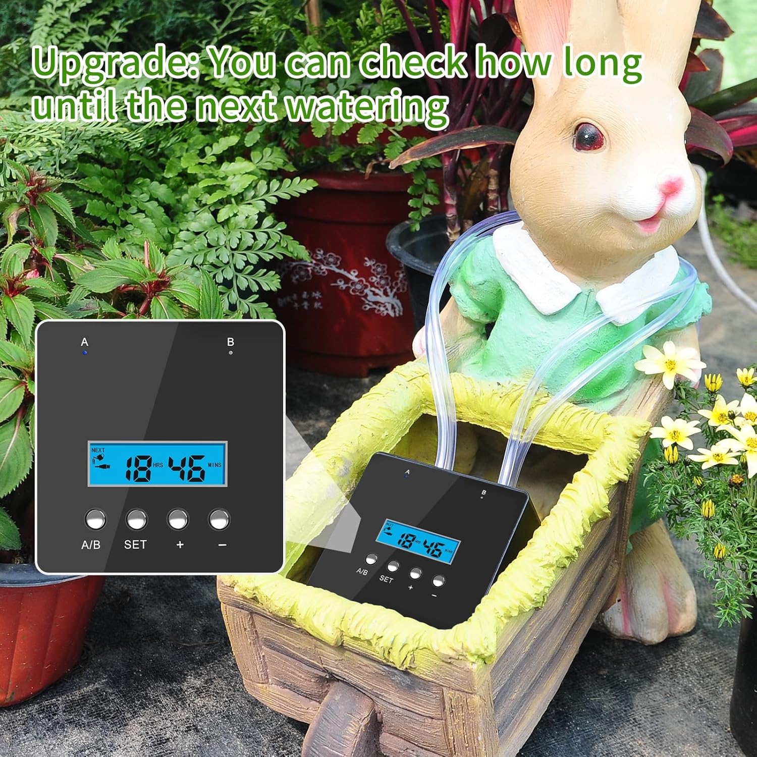 Automatic Watering System for Potted Plants | Indoor Plant Waterer with Programmable Timer, Dual Self-Priming Pumps, Drip Irrigation Kit for Up to 20 Plants - Image 7