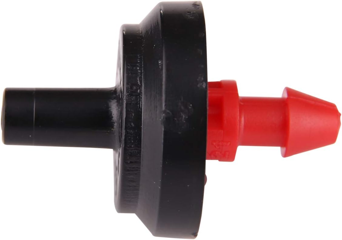 Alternative view of Raindrip PC2010B 1/2 GPH Pressure Compensating Drippers, Drip Irrigation Emitters for Drip Irrigation Gardening System, Maintains Constant Water Flow, 10-Pack, Red Reds