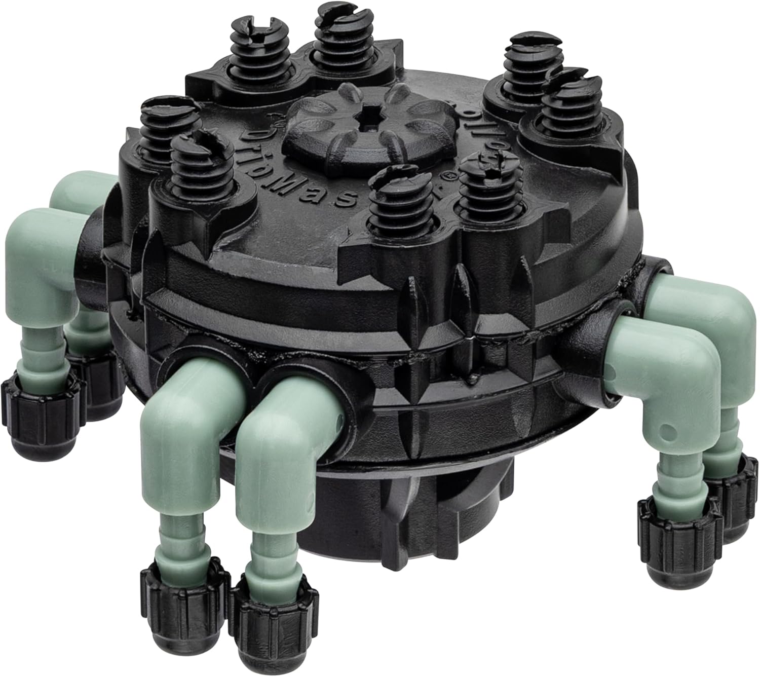 Alternative view of 3 Pack - Orbit Adjustable Flow 8-Port Drip Irrigation Manifold for 1/4 Inch Tube