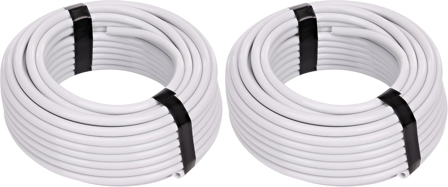 Raindrip R255DT 1/4-Inch Drip Irrigation Supply Tubing, 50 Foot, , for Drip Irrigation, Drip Emitters, Irrigation Parts, Systems, White Polyethylene - Image 7