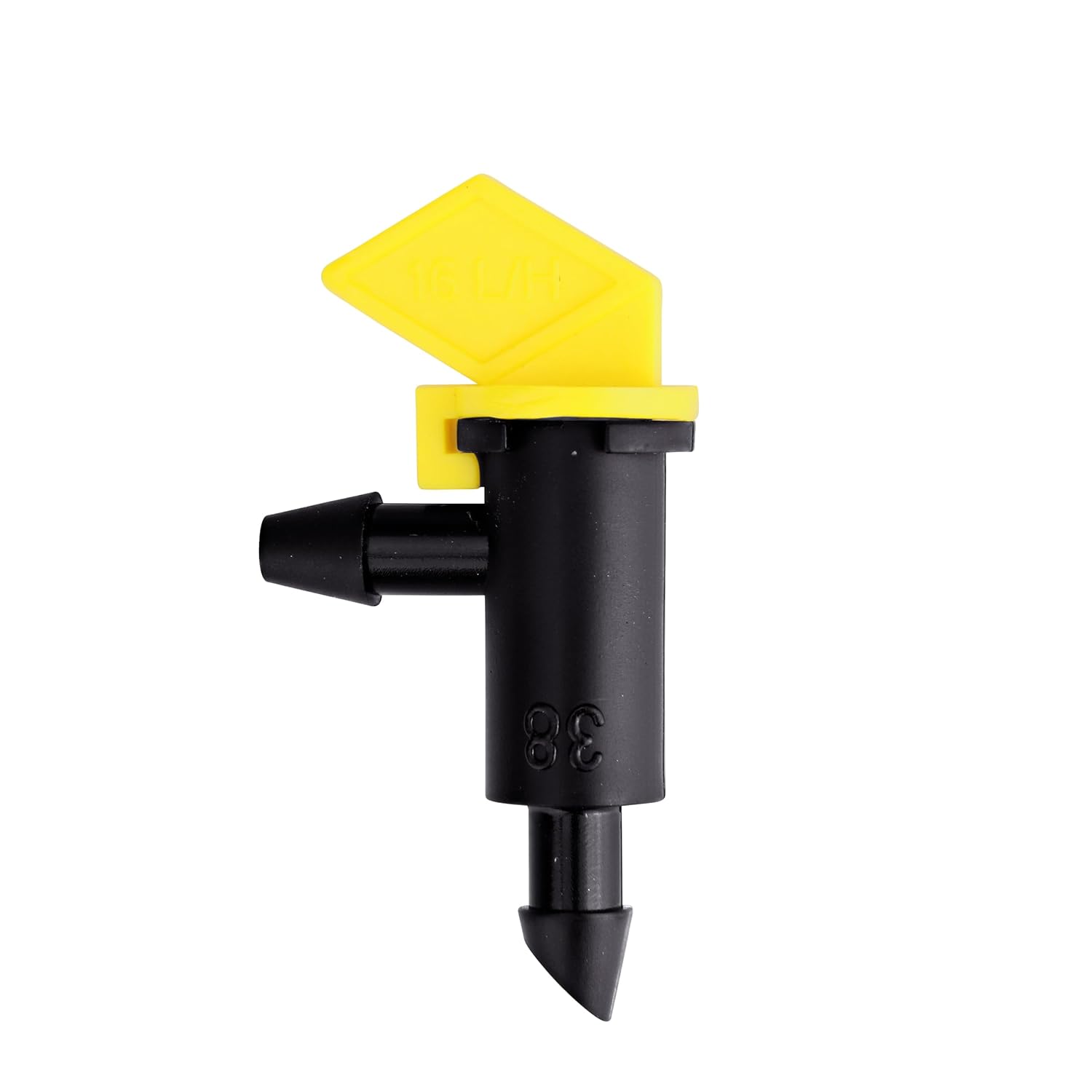 Alternative view of Raindrip 124010B, 4 GPH Take-A-Part™ Flag Dripper, Drip Irrigation Emitters for Drip Irrigation Gardening Systems, 10-Pack, Black/Yellow